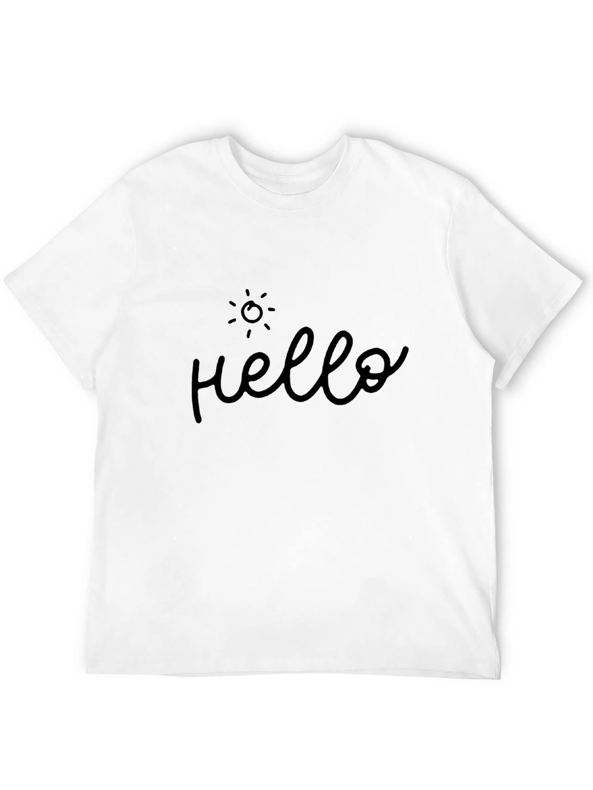 Hello Sunshine Black T-Shirt