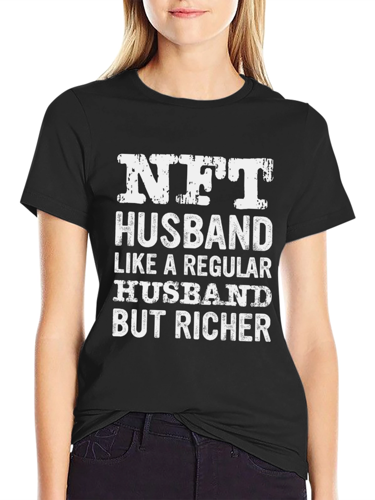 NFT Husband Graphic T-Shirt - Novelty Tee