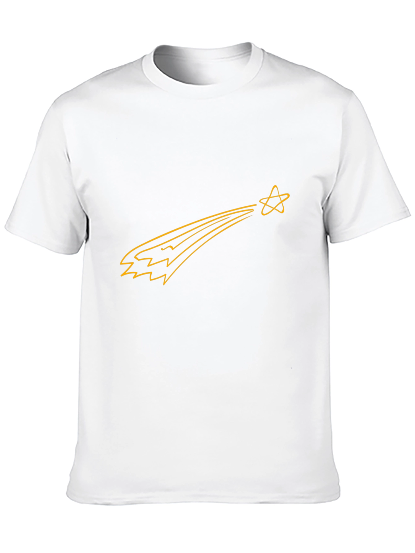 Shooting Star Graphic Tee - Black Casual Shirt