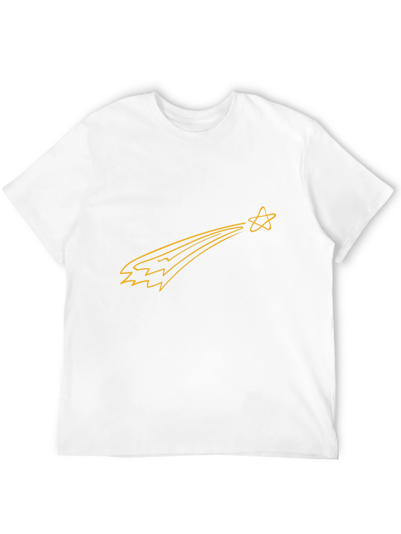 Shooting Star Graphic Tee - Black Casual Shirt