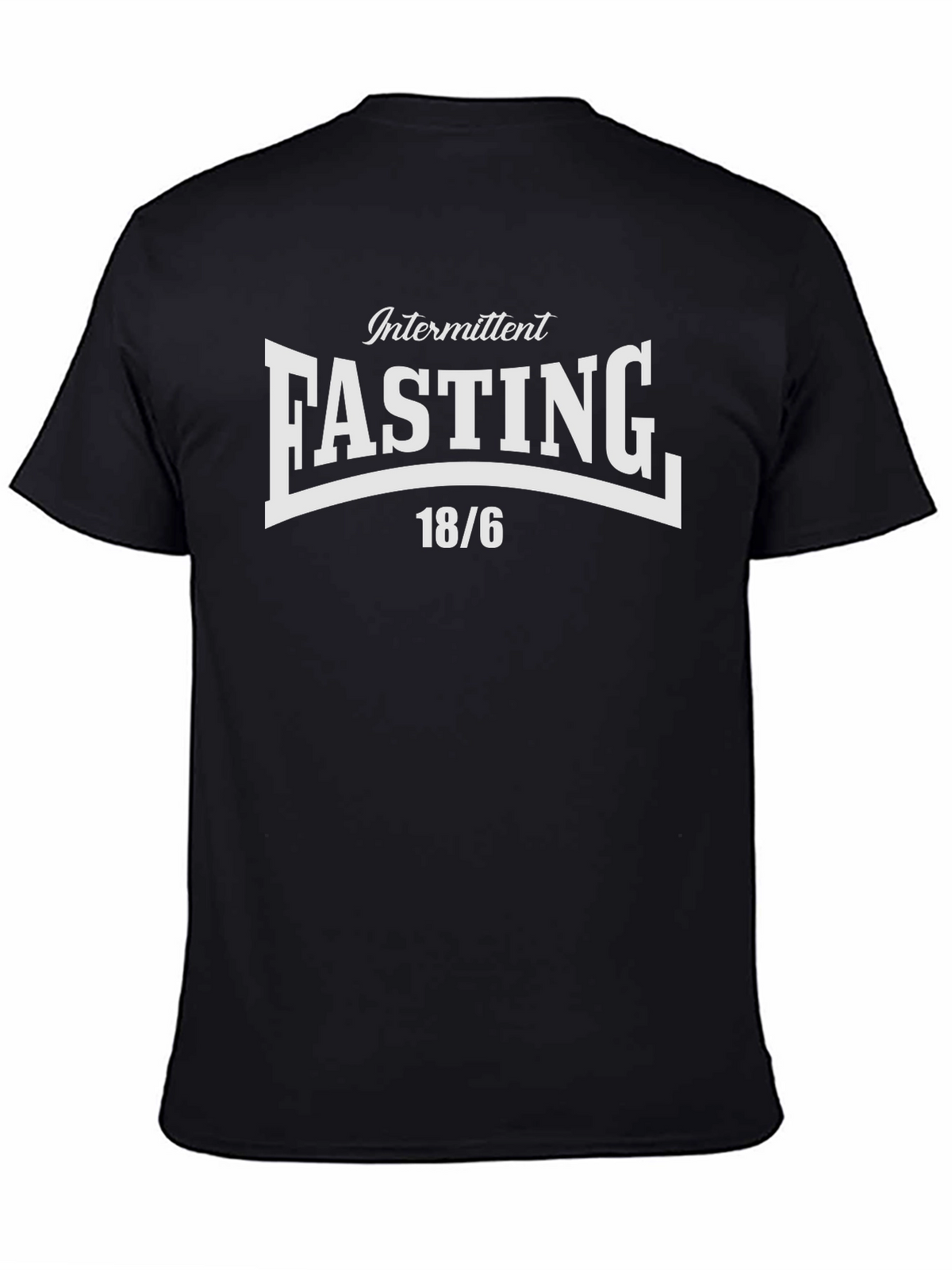 Intermittent Fasting 18/6 Black T-Shirt