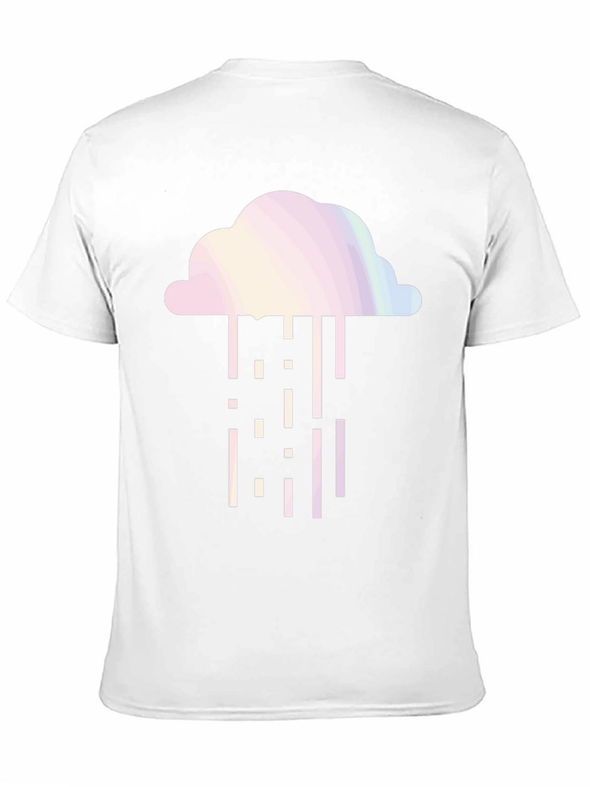 Cloud Rain Graphic Tee - Stylish Black T-Shirt