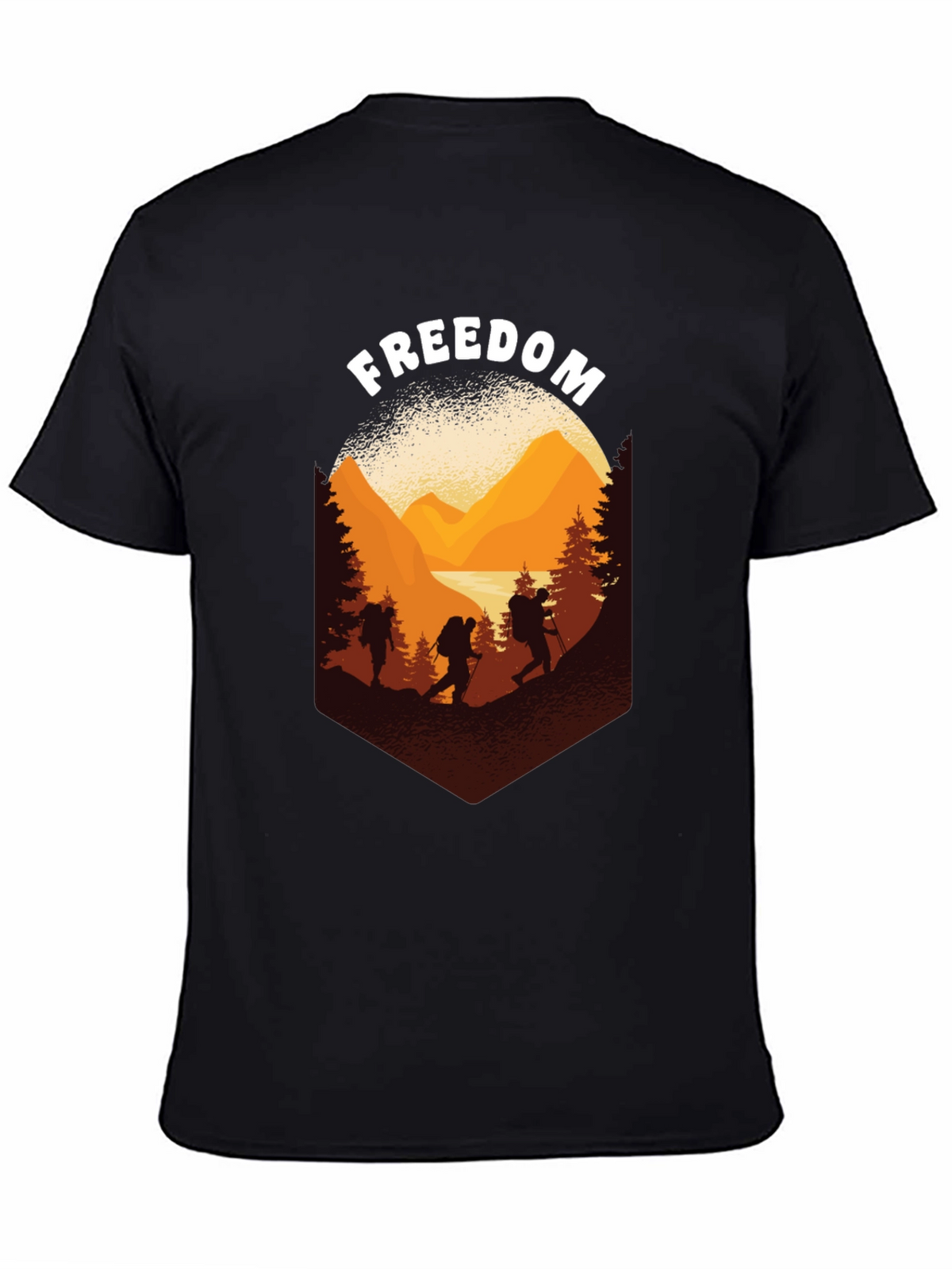 Freedom Hiking Adventure Graphic Tee
