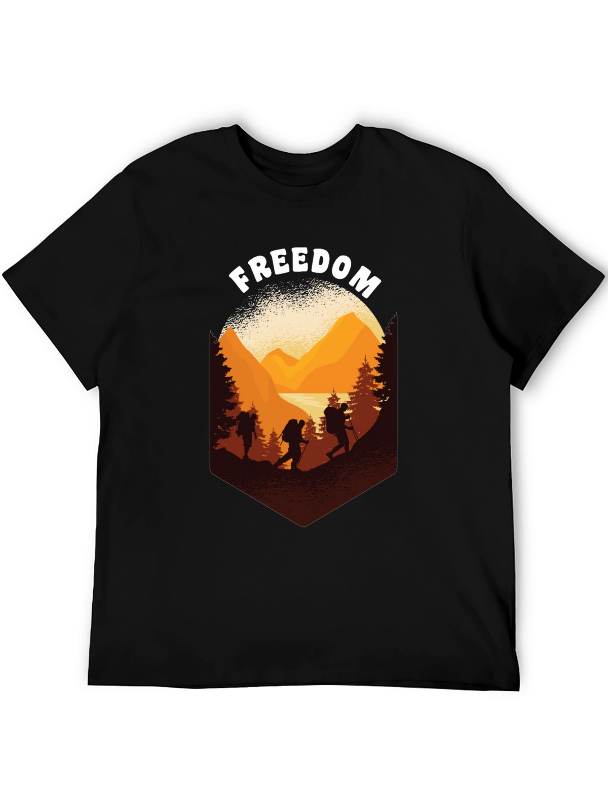 Freedom Hiking Adventure Graphic Tee
