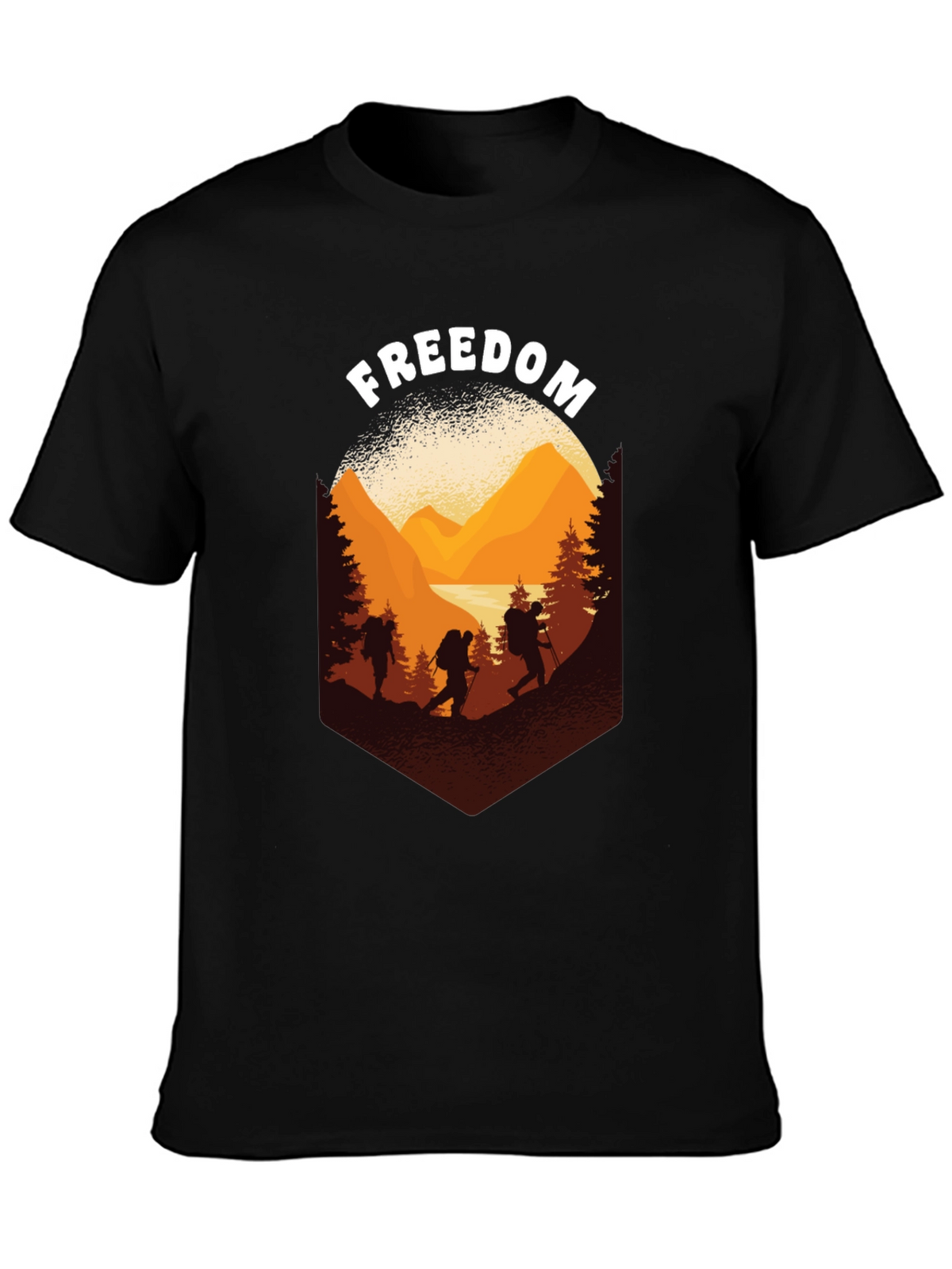 Freedom Hiking Adventure Graphic Tee