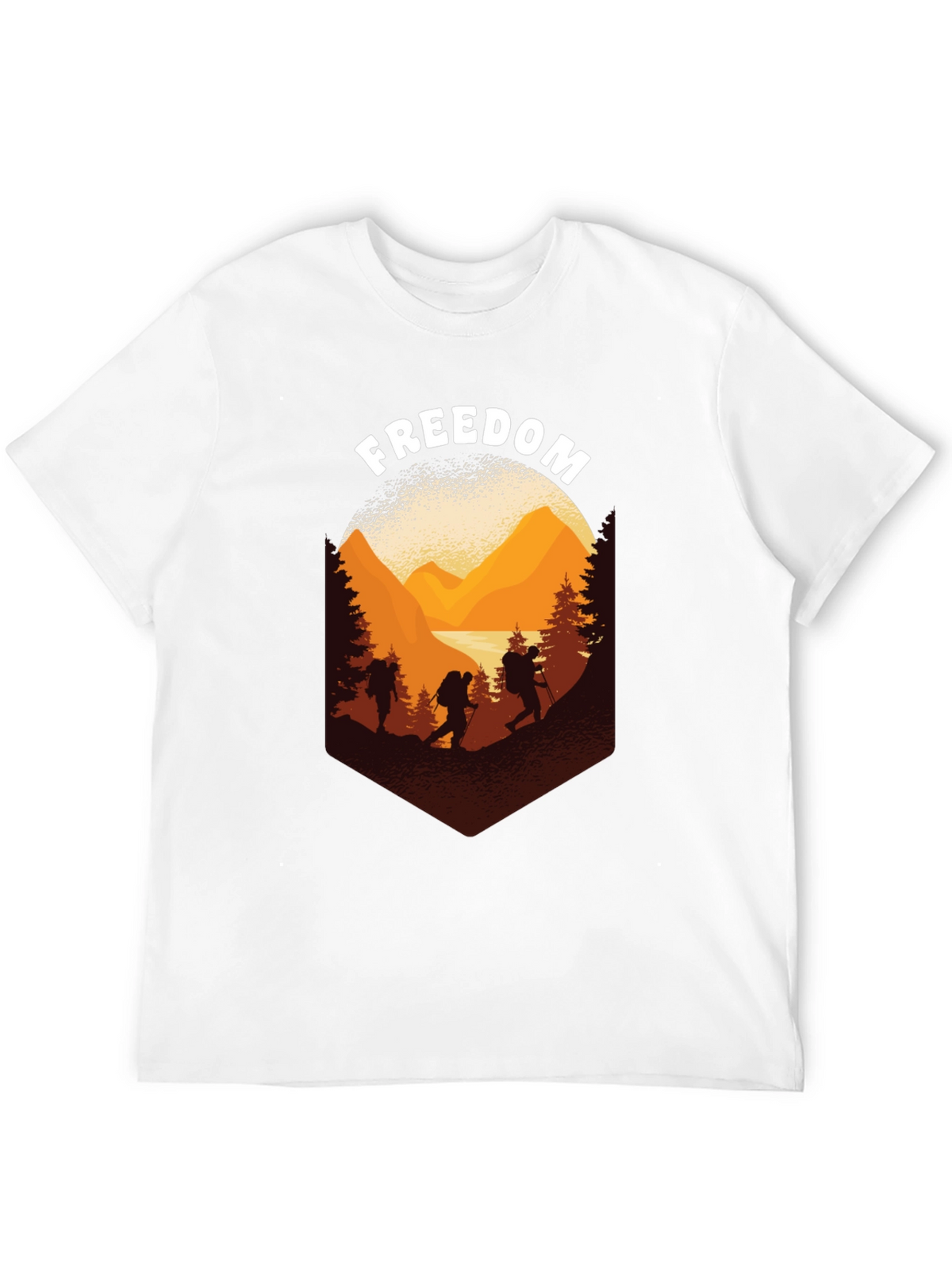 Freedom Hiking Adventure Graphic Tee