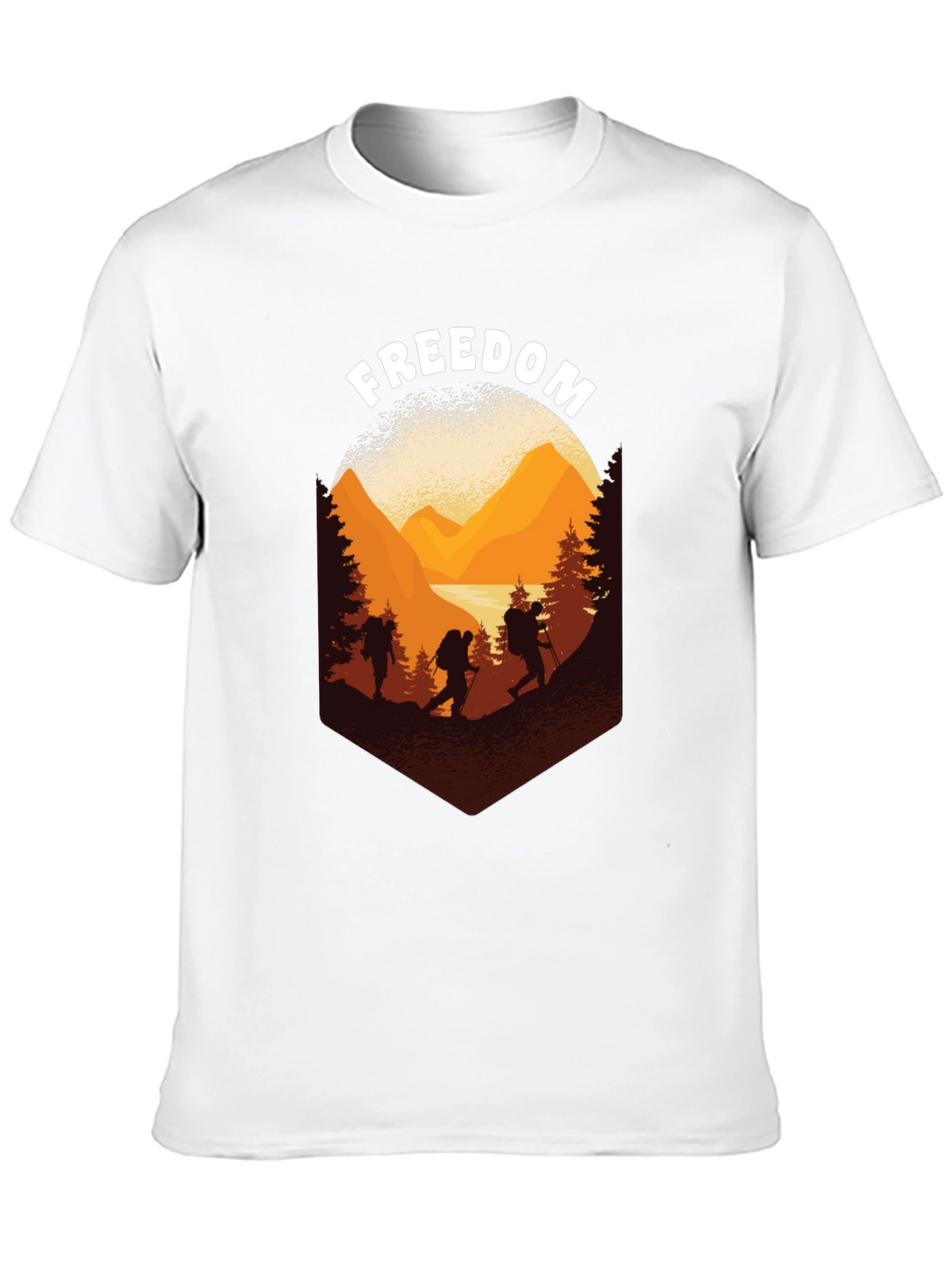 Freedom Hiking Adventure Graphic Tee