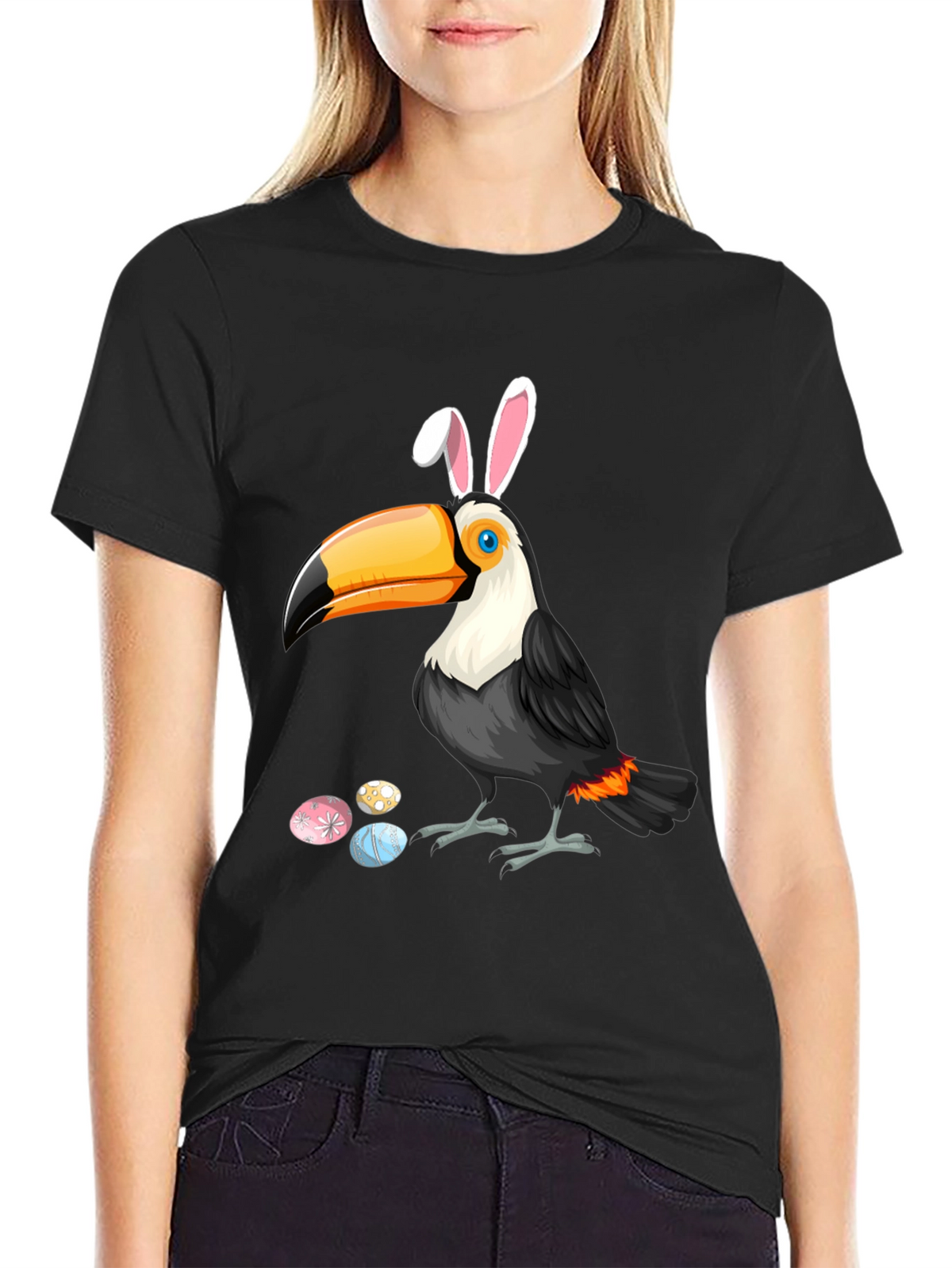 Easter Toucan T-Shirt - Festive Bird Tee