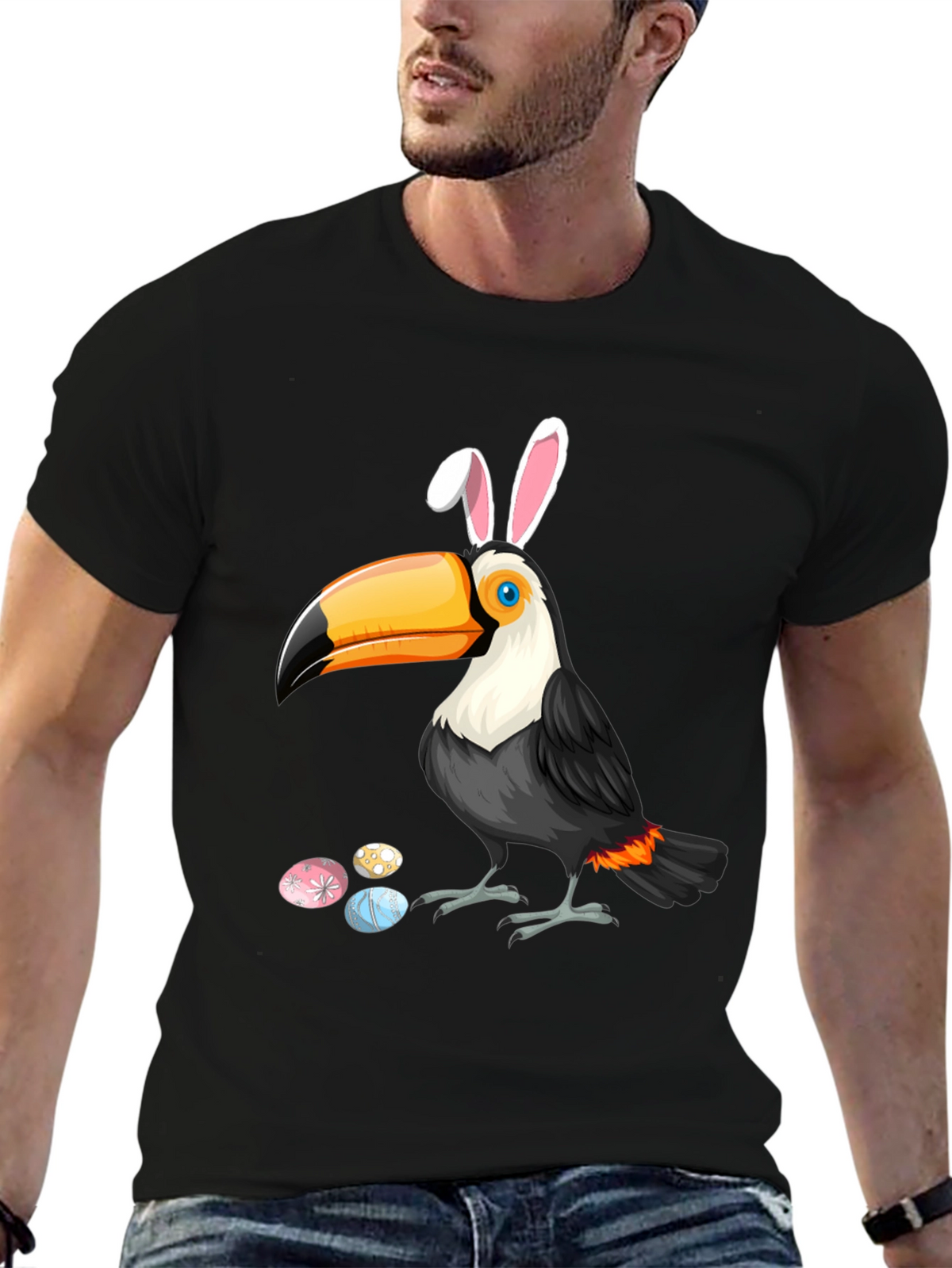 Easter Toucan T-Shirt - Festive Bird Tee