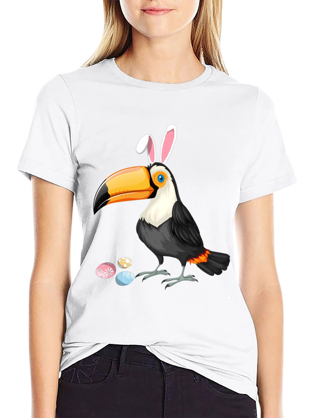 Easter Toucan T-Shirt - Festive Bird Tee