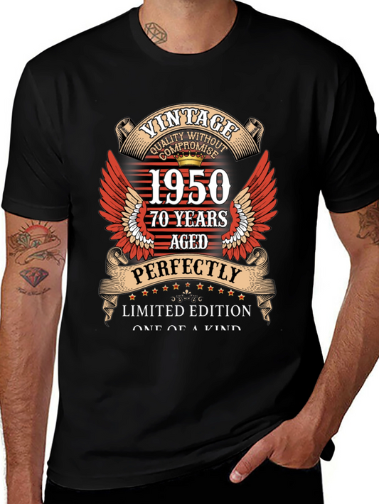 Vintage 1950 70th Birthday Limited Edition T-Shirt