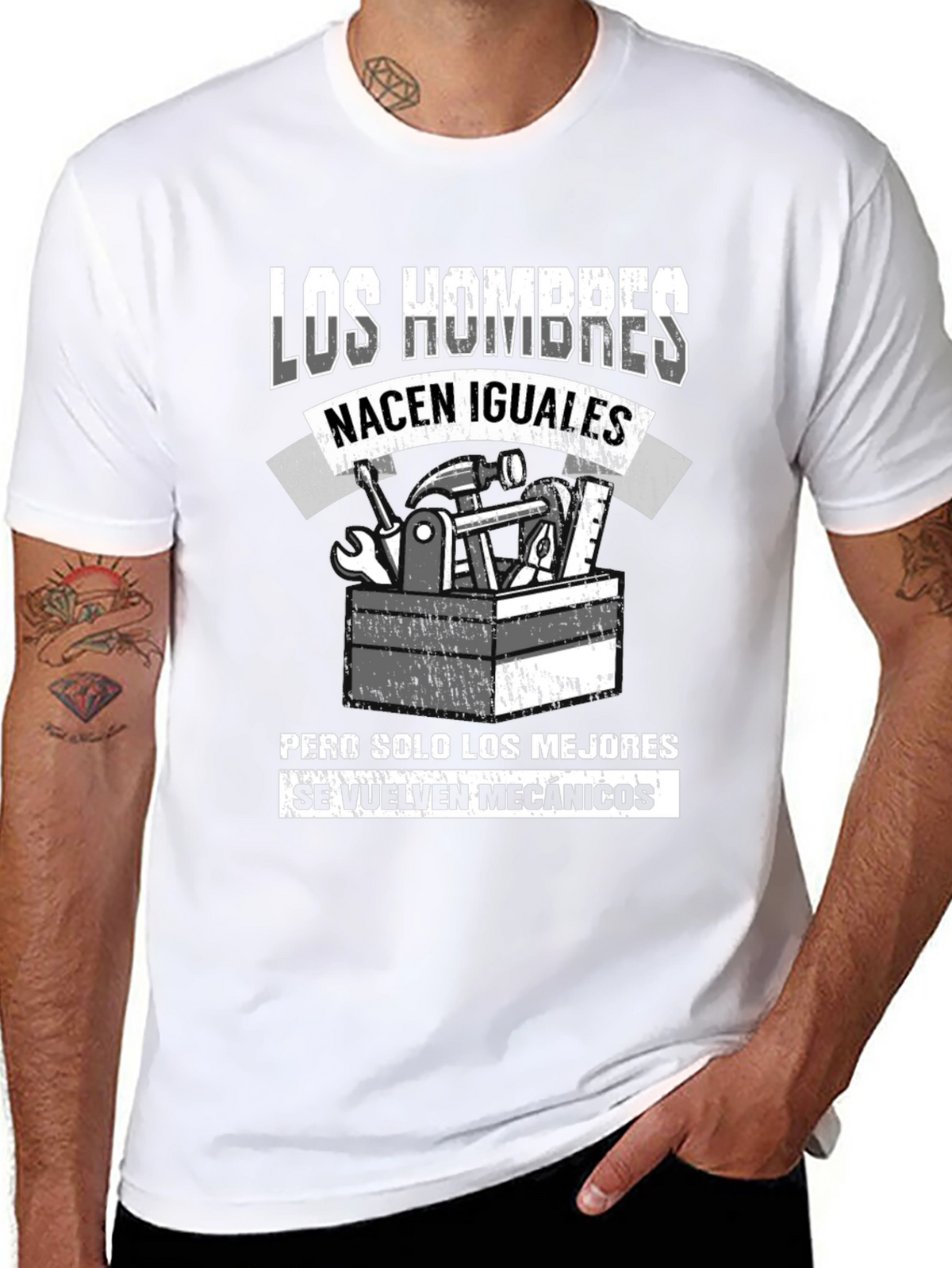 Mechanic Humor T-Shirt - Men Born Equal