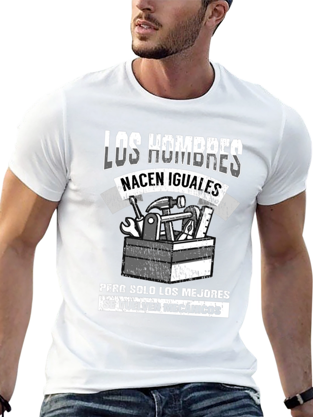 Mechanic Humor T-Shirt - Men Born Equal