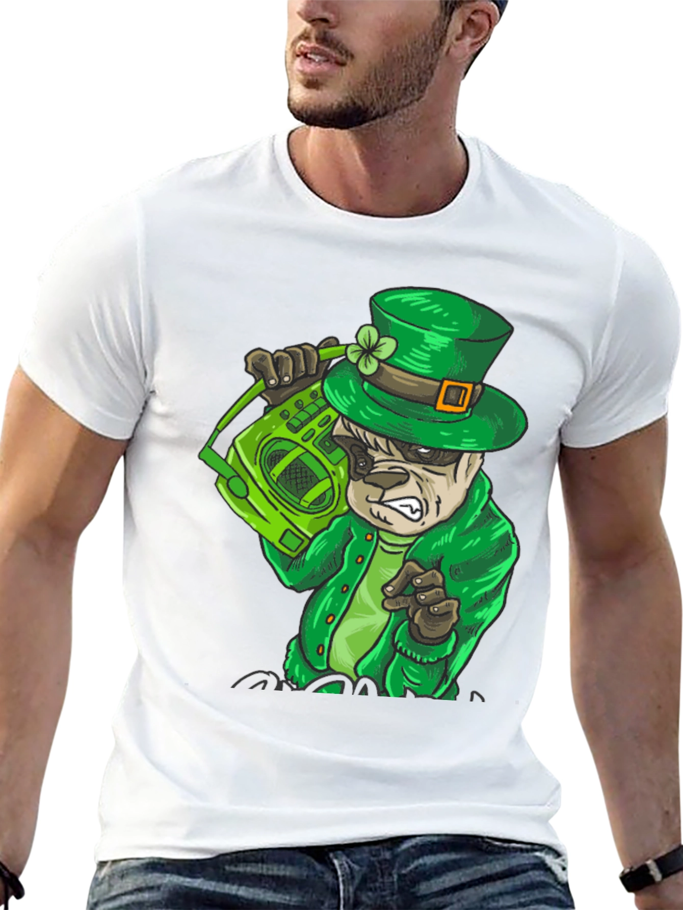 St. Patricks Day Leprechaun Graphic Tee