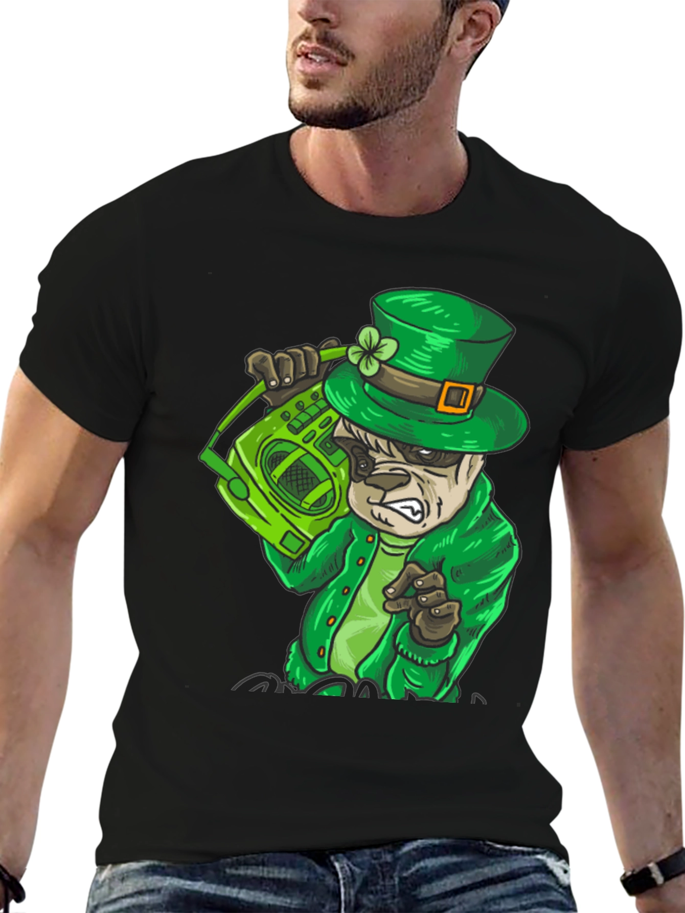 St. Patricks Day Leprechaun Graphic Tee