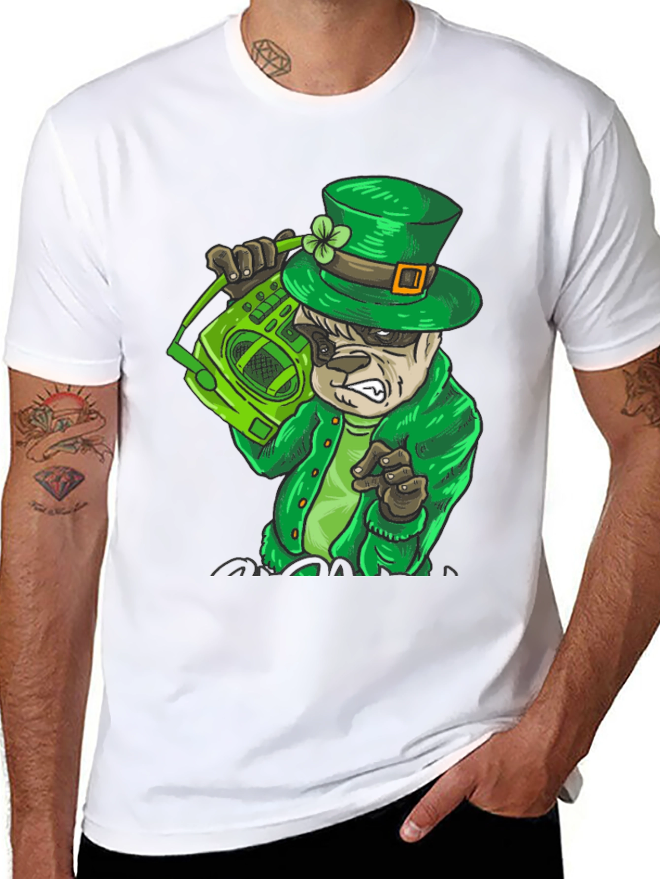 St. Patricks Day Leprechaun Graphic Tee