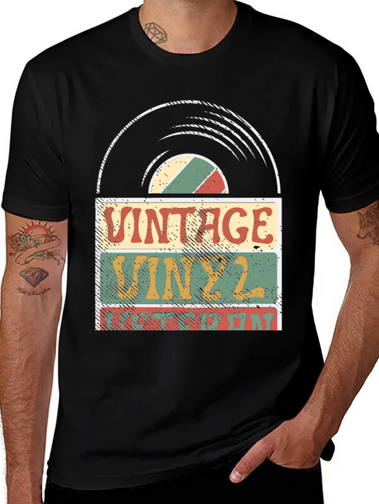 Vintage Vinyl Birthday T-Shirt - Classic Retro Style