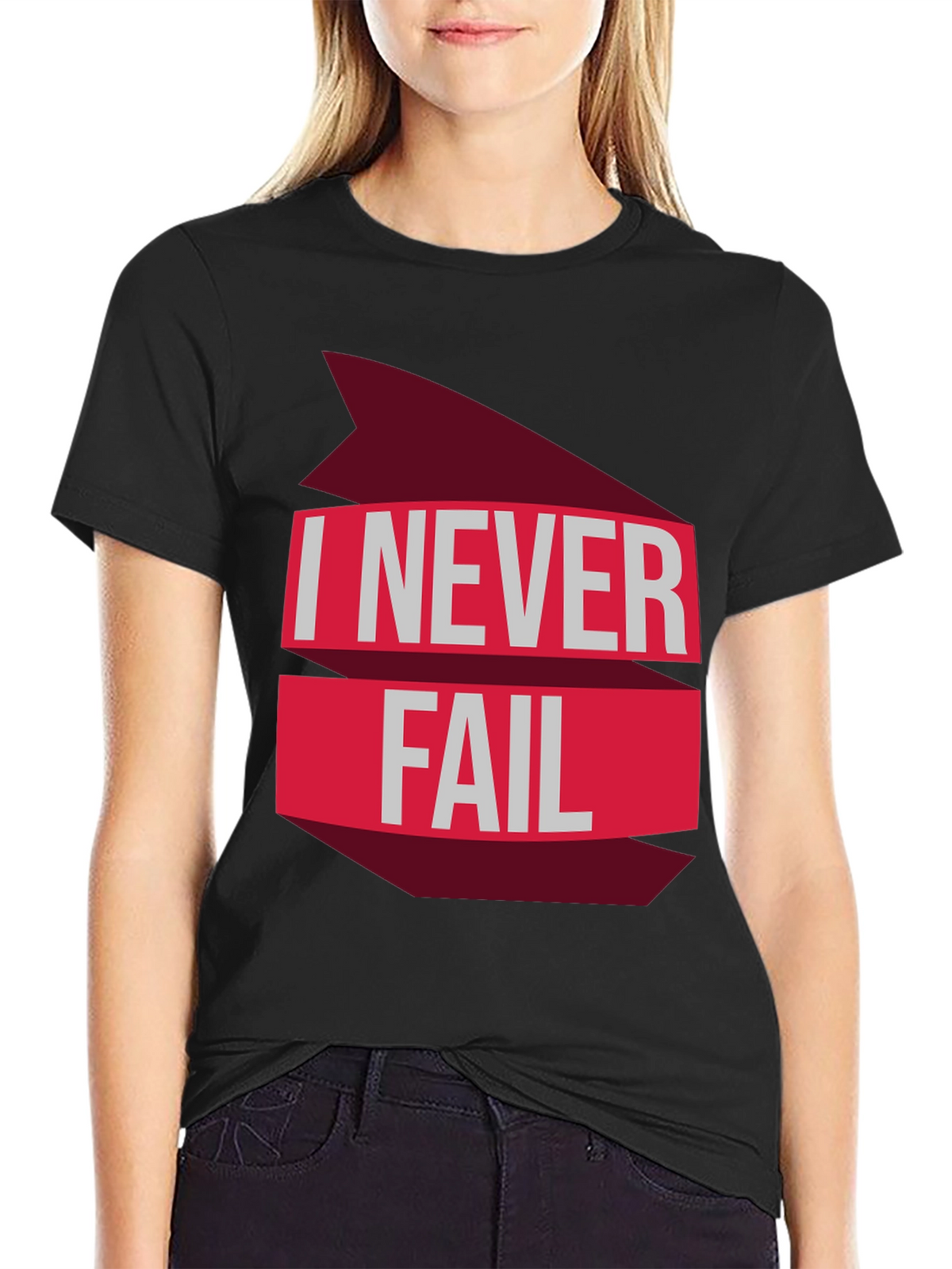 I Never Fail Graphic T-Shirt - Motivational Tee