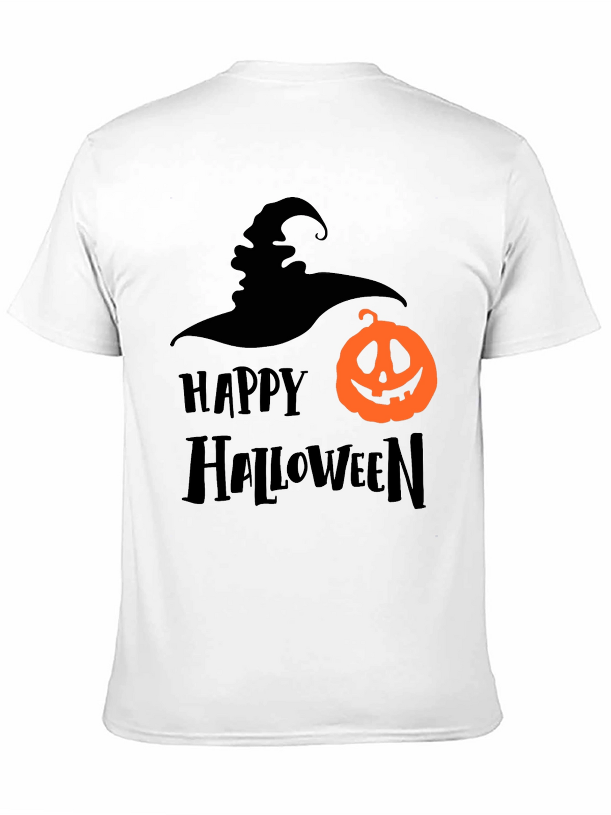 Happy Halloween Graphic Tee - Witch & Pumpkin