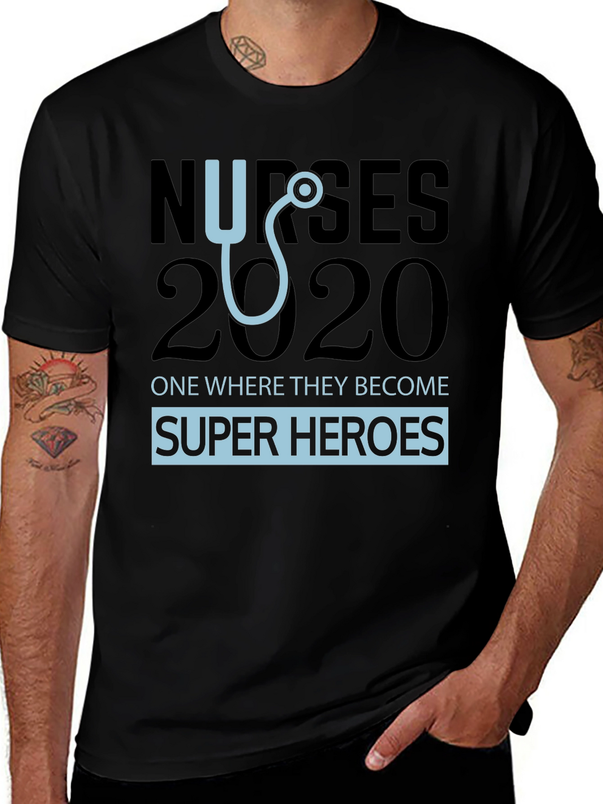 Nurses 2020 Super Heroes T-Shirt