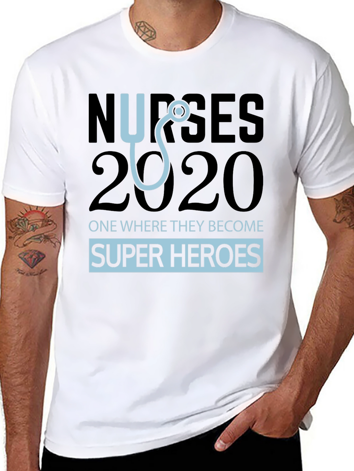 Nurses 2020 Super Heroes T-Shirt