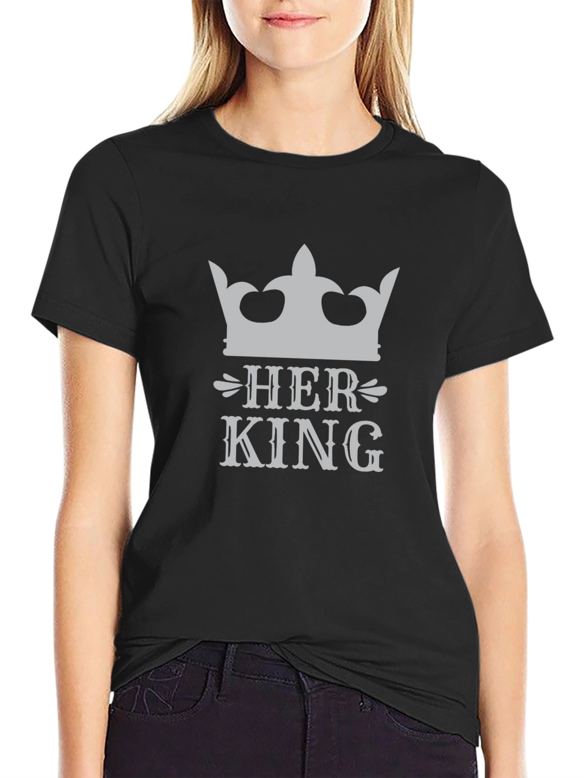 Her King T-Shirt - Crown Graphic Tee