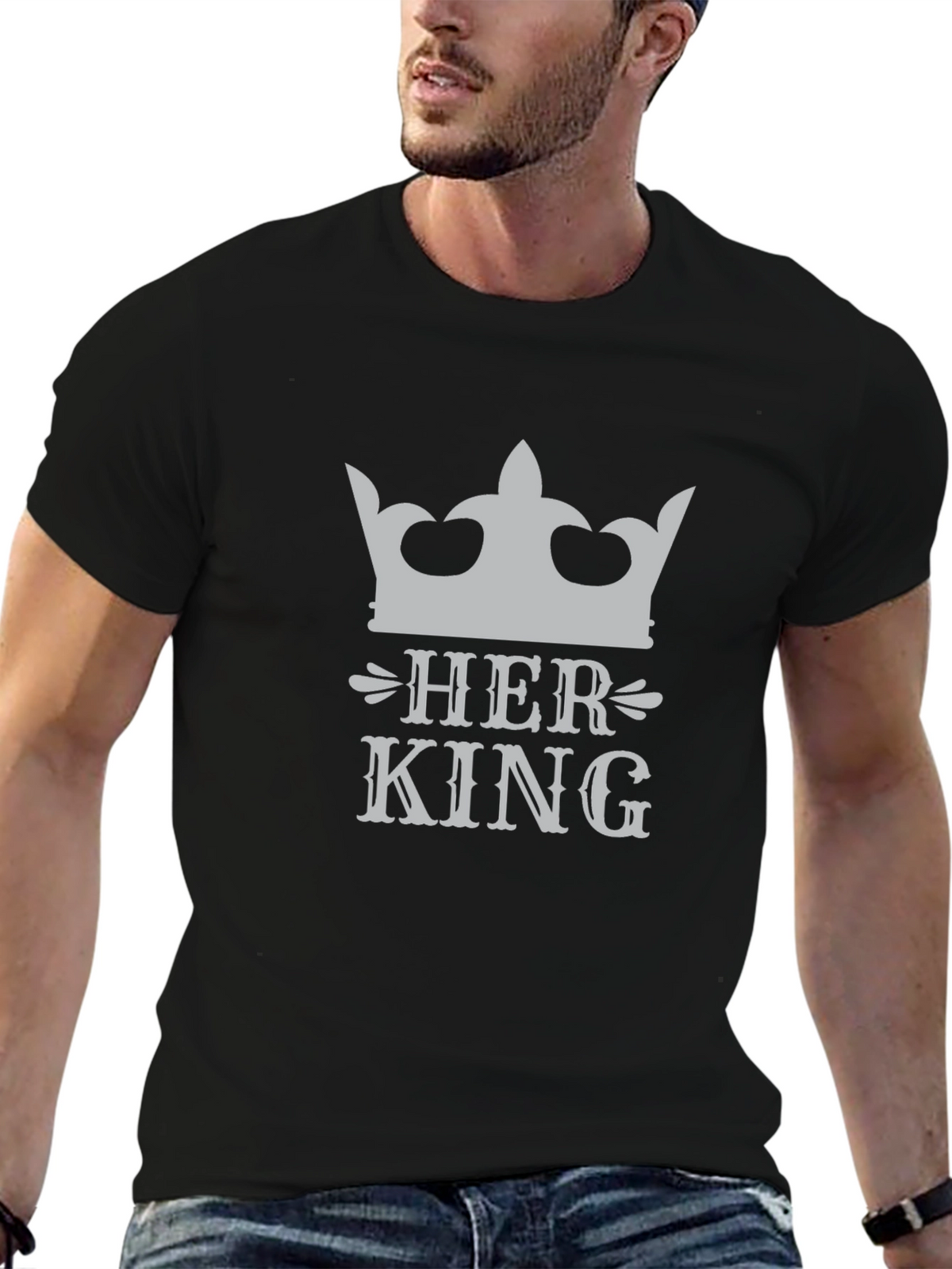 Her King T-Shirt - Crown Graphic Tee