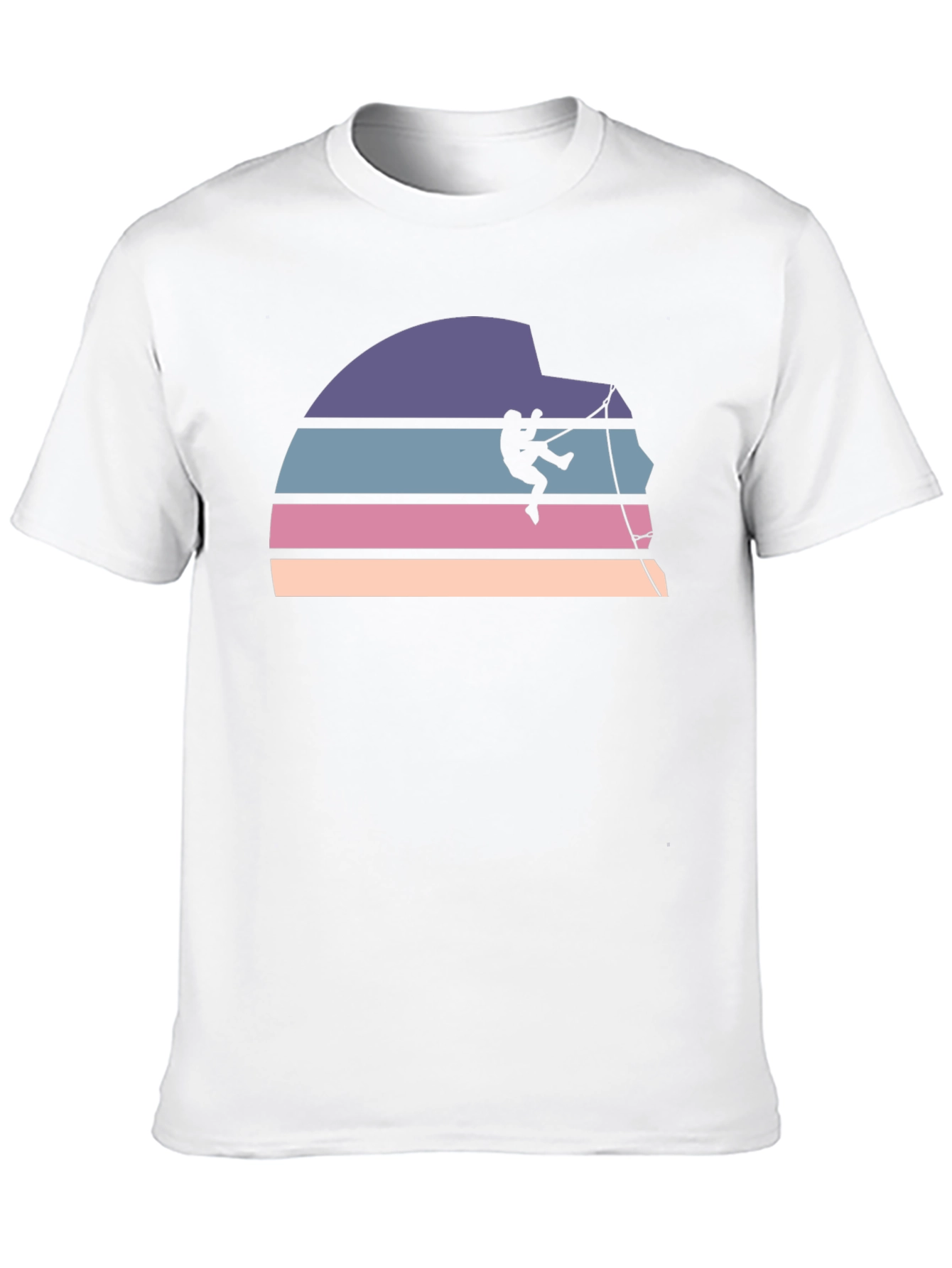 Retro Rock Climbing T-Shirt - Adventure Style