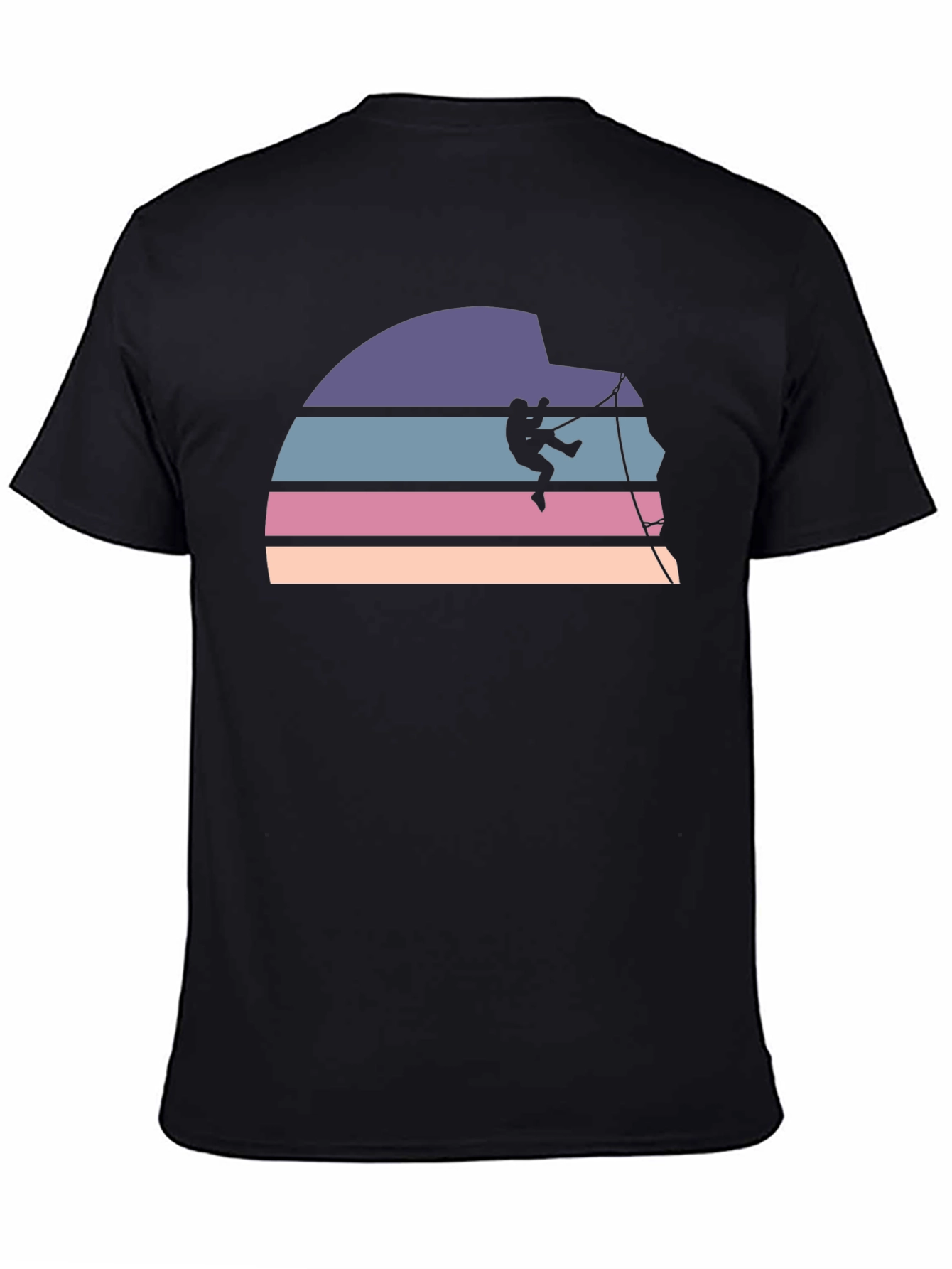 Retro Rock Climbing T-Shirt - Adventure Style
