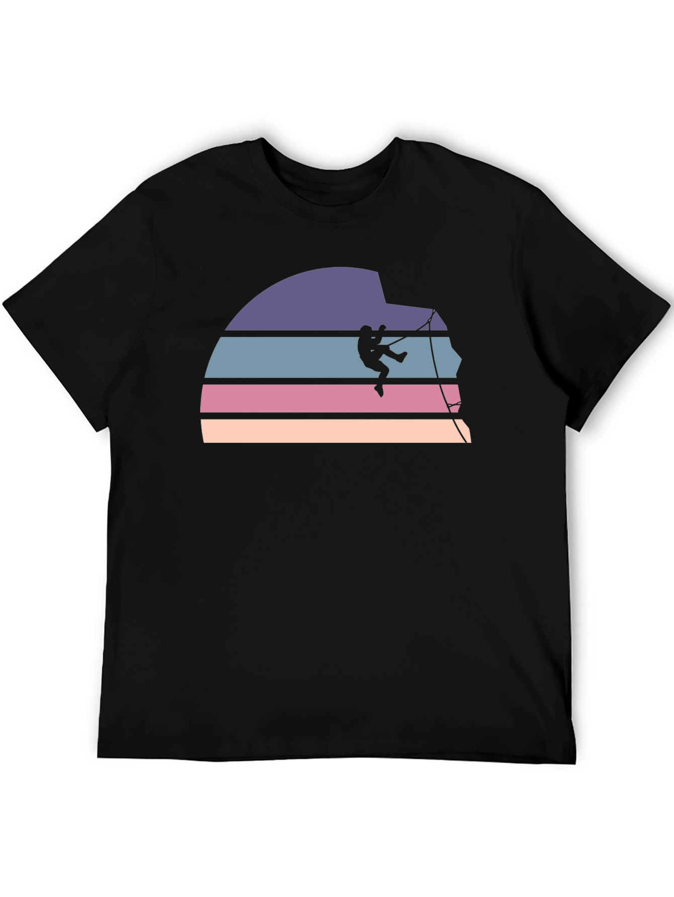 Retro Rock Climbing T-Shirt - Adventure Style