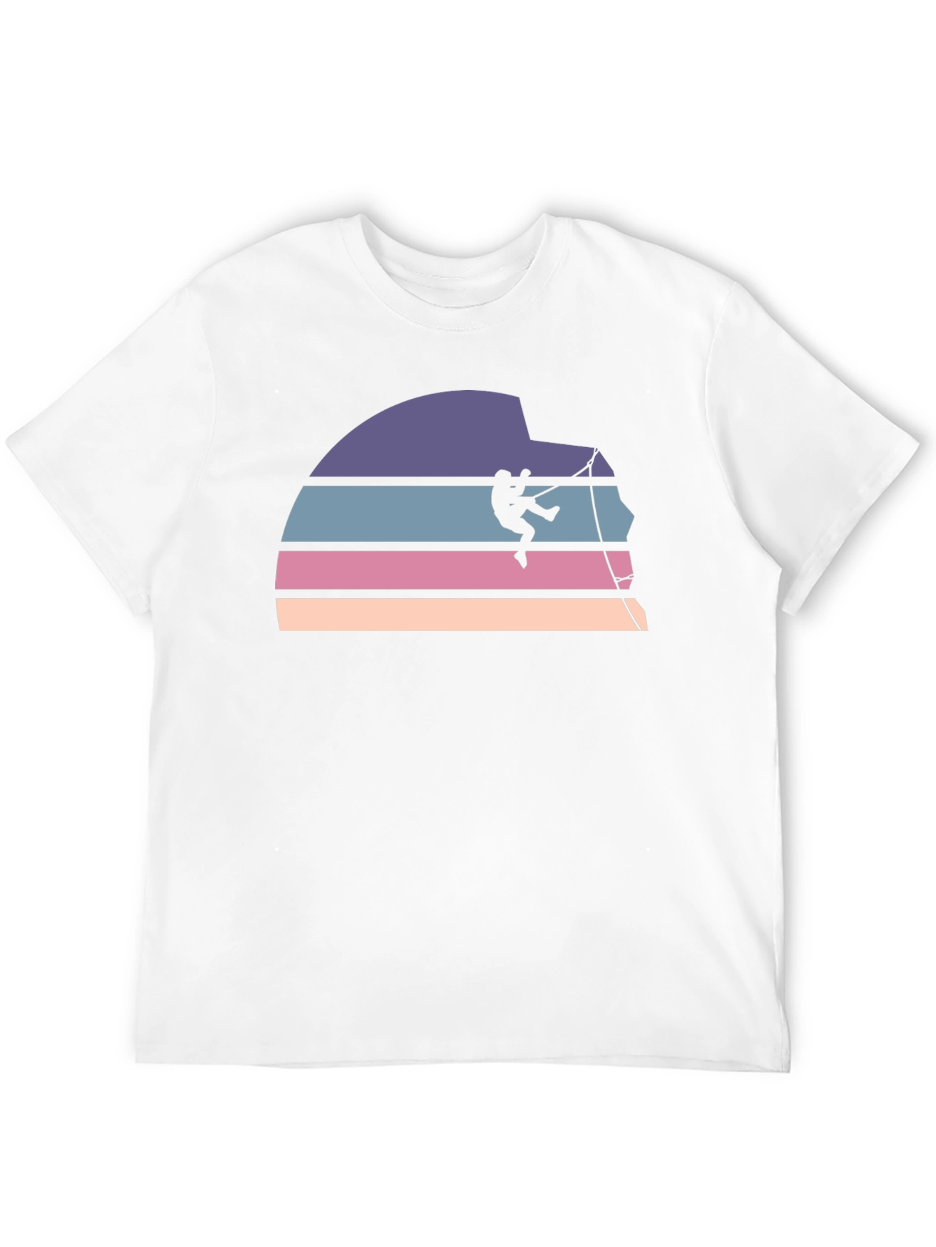Retro Rock Climbing T-Shirt - Adventure Style