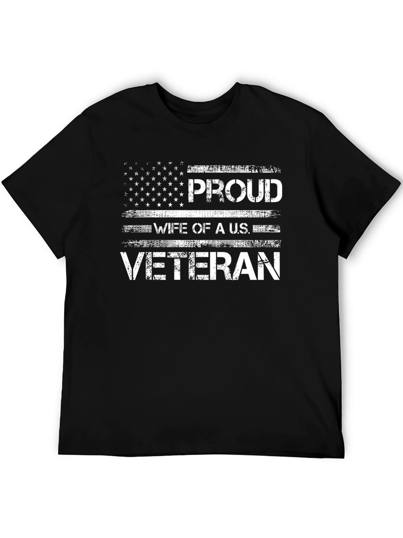 Proud Wife of a U.S. Veteran Graphic Tee