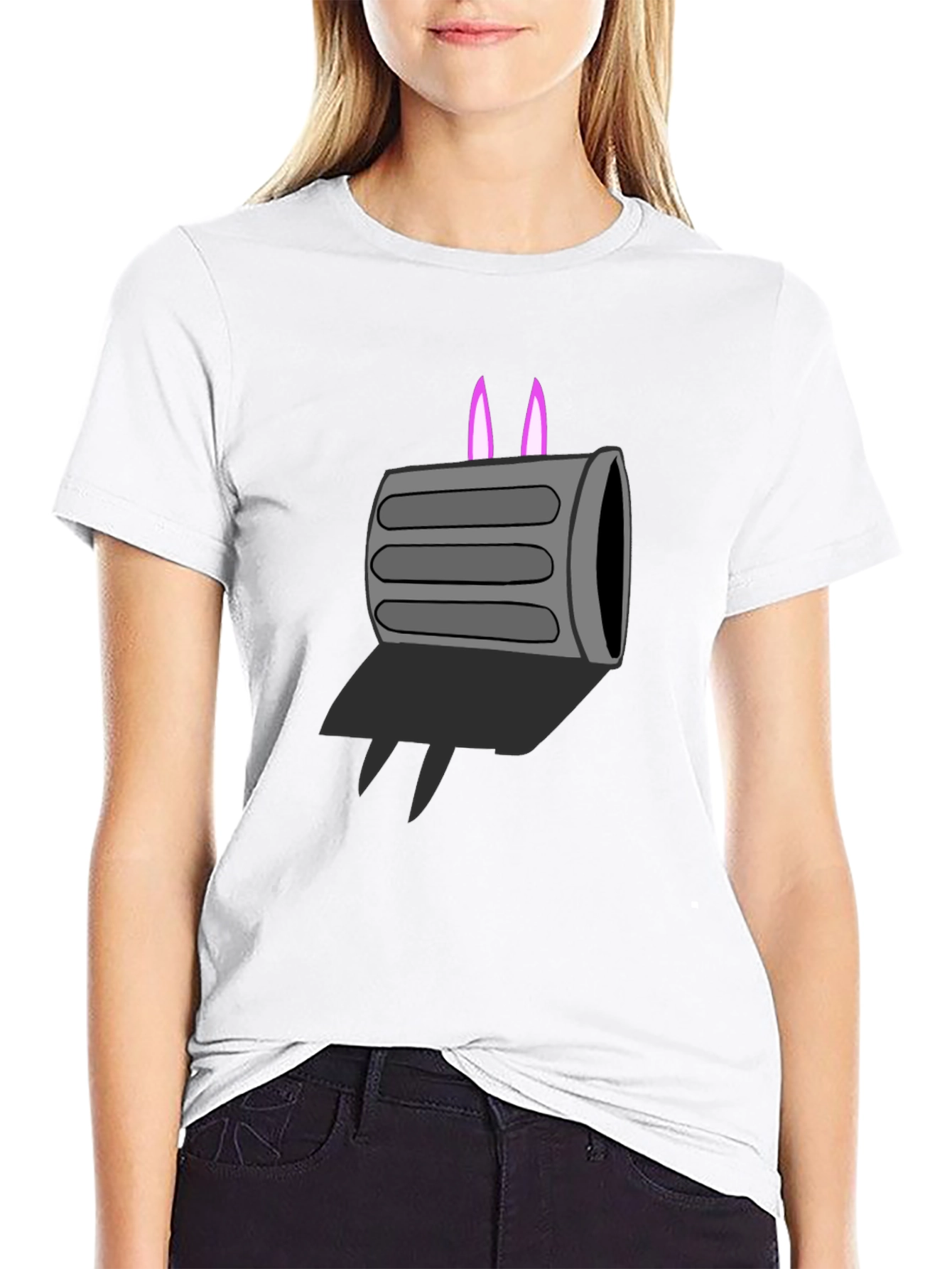 Retro Toaster Cartoon Graphic Tee