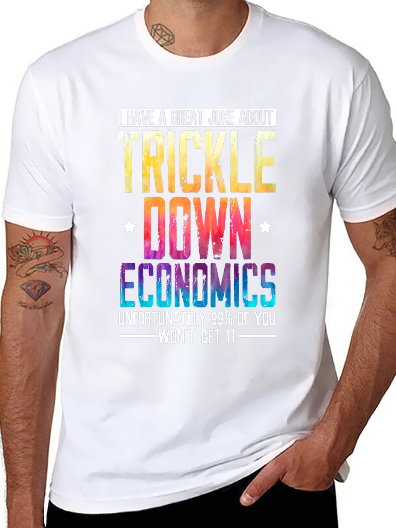 Trickle-Down Economics Joke T-Shirt
