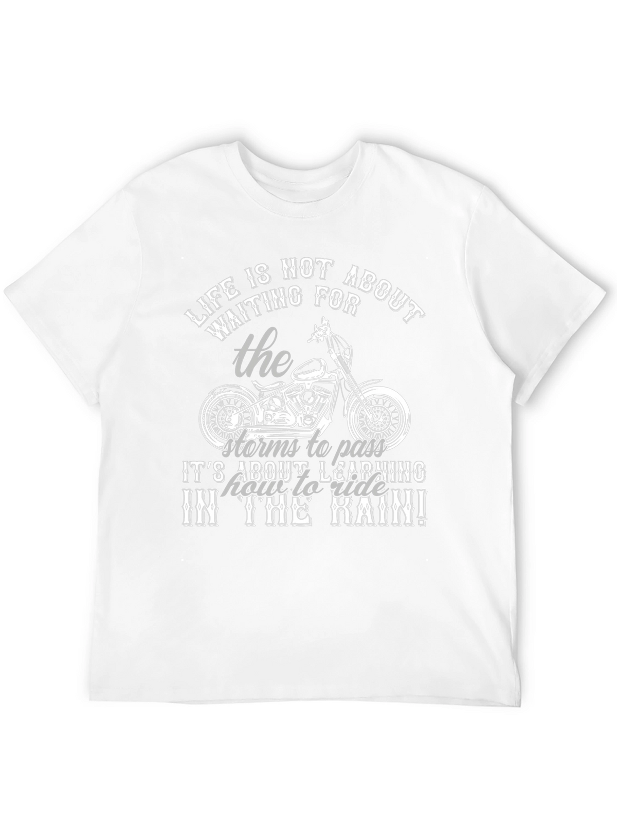Lifes Ride T-Shirt - Motorcycle Design
