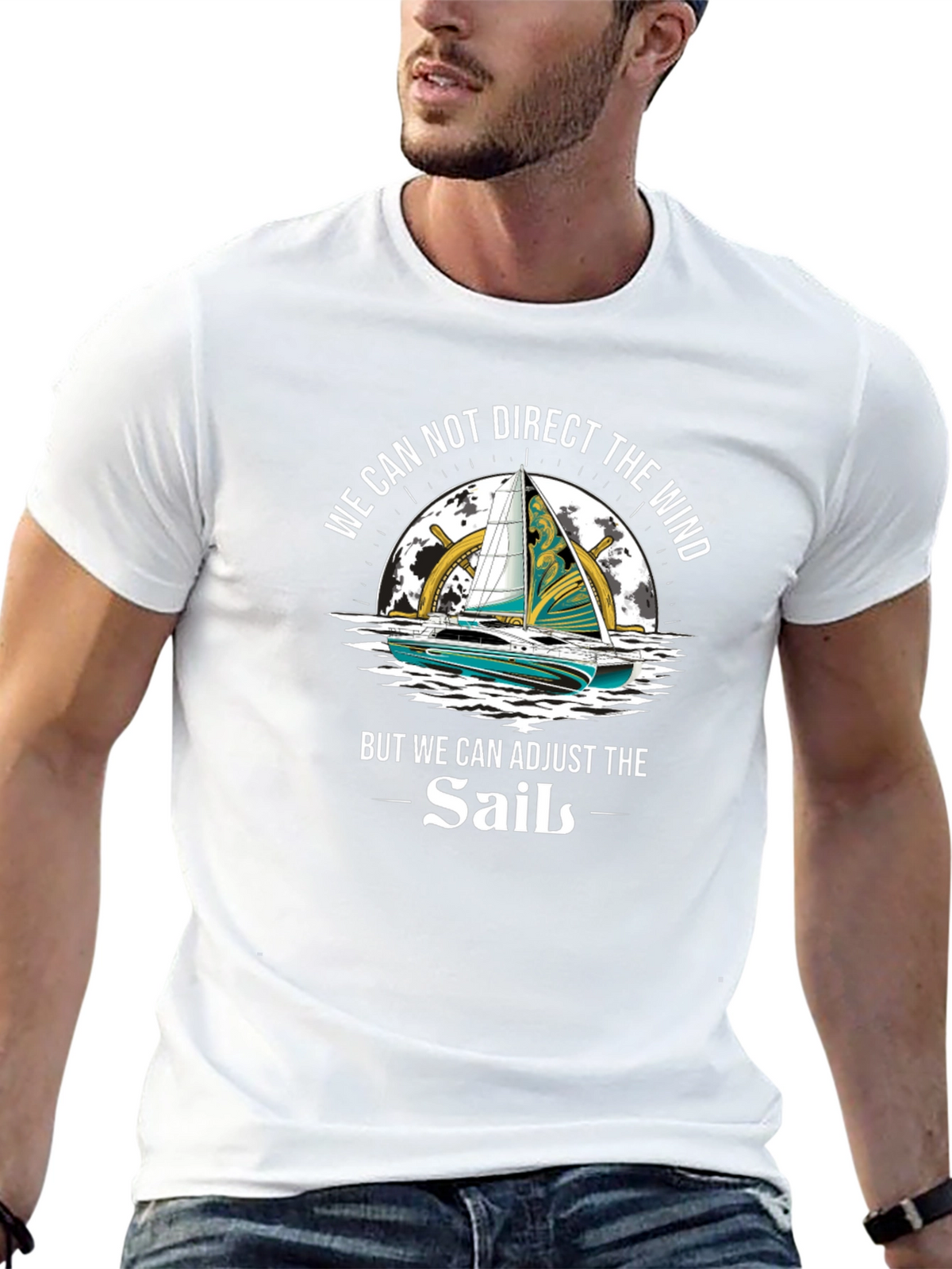 Sailboat T-Shirt: Adjust the Sail