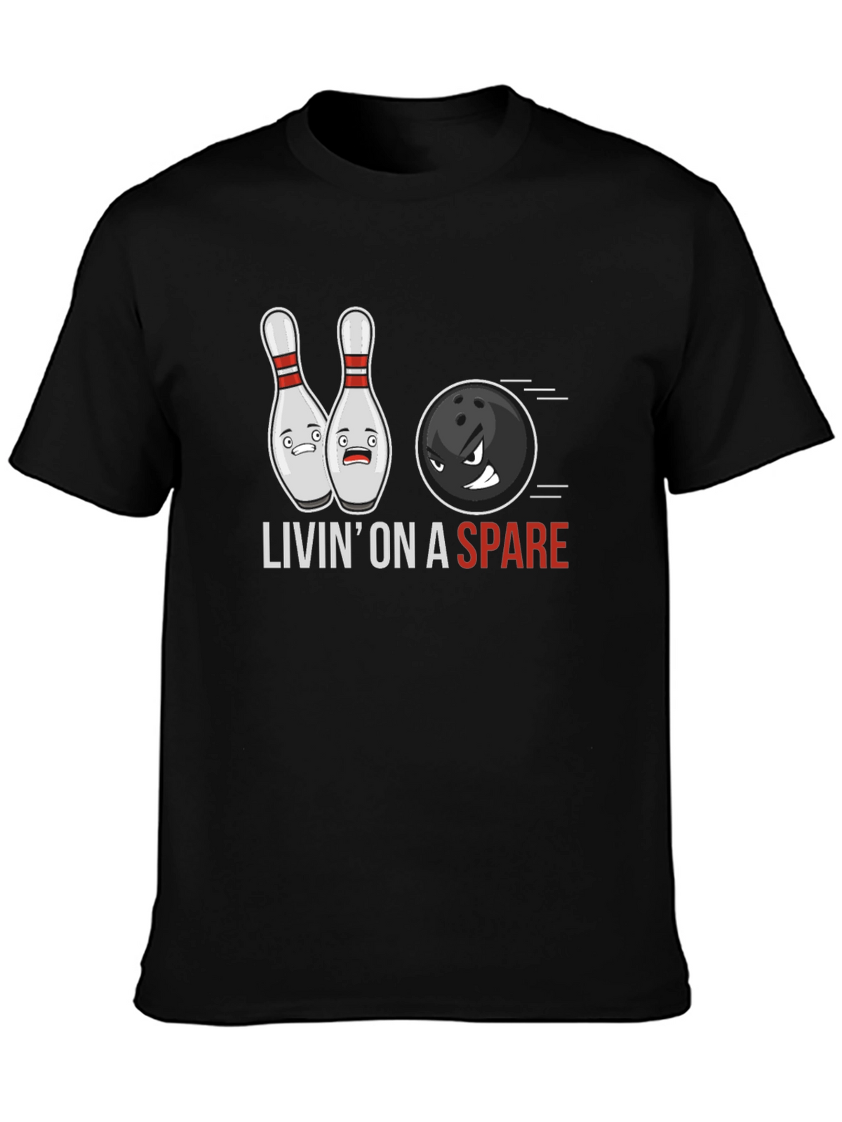 Livin On A Spare Bowling T-Shirt