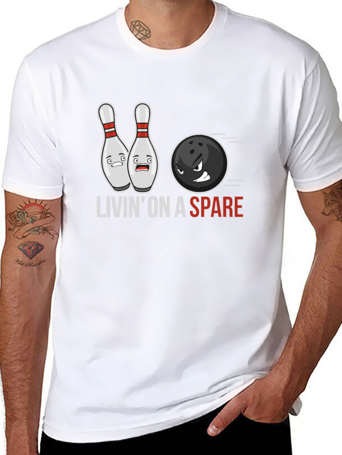 Livin On A Spare Bowling T-Shirt