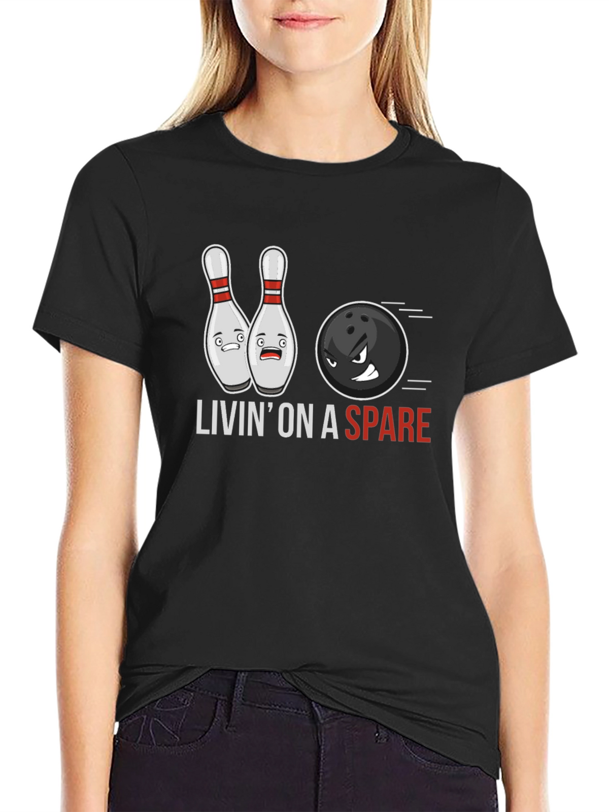 Livin On A Spare Bowling T-Shirt