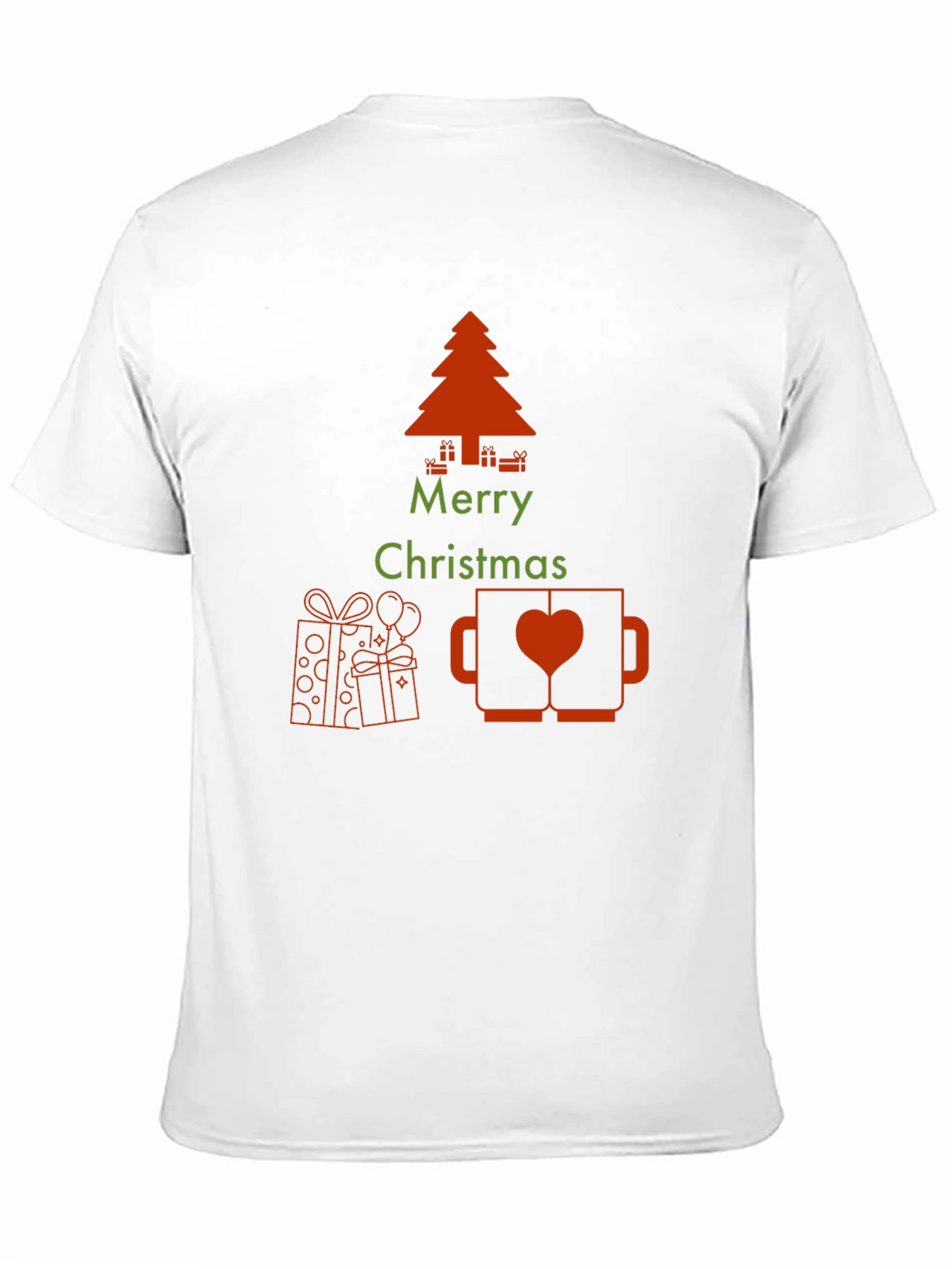 Merry Christmas Graphic Print T-Shirt