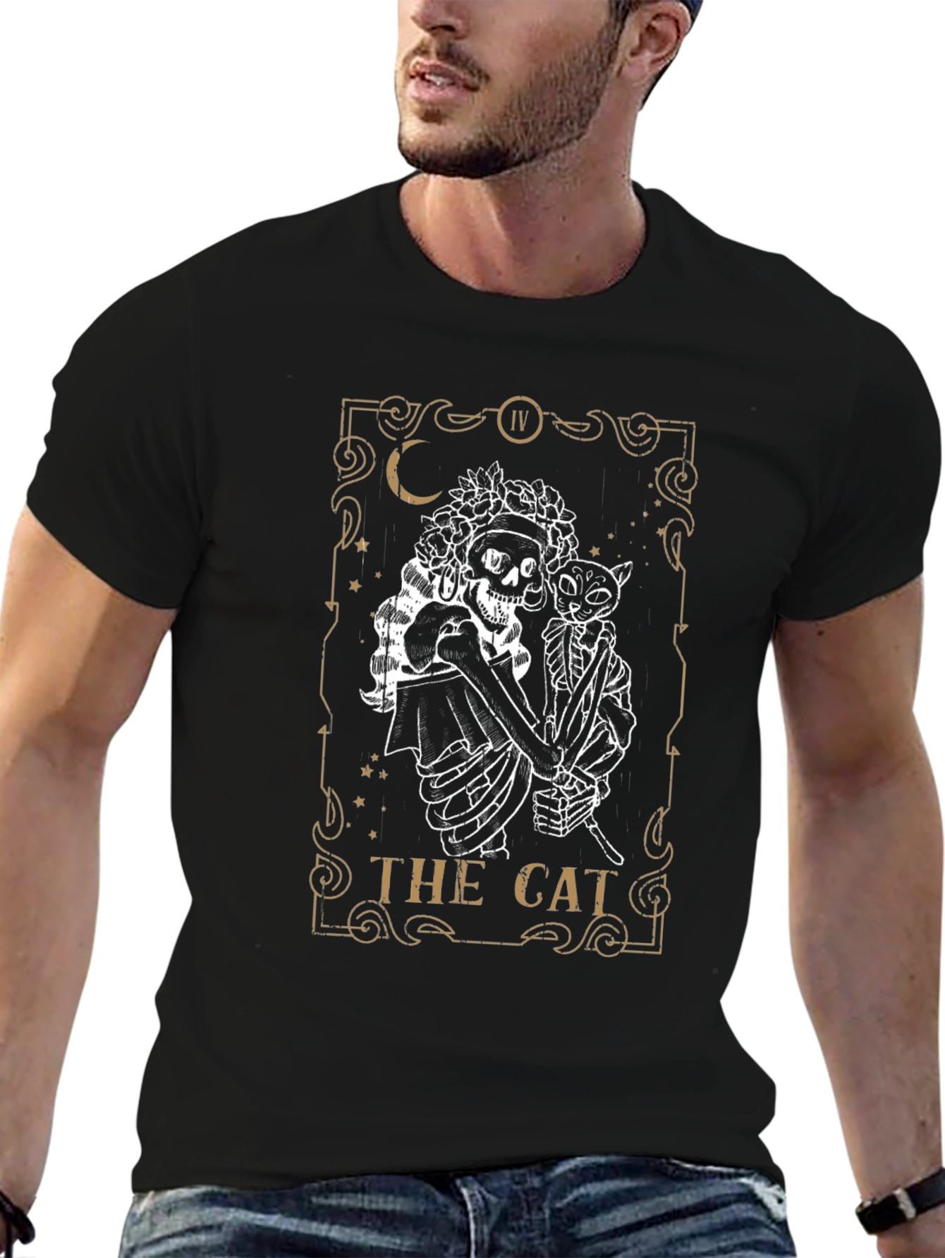 The Cat Tarot Card Graphic Tee