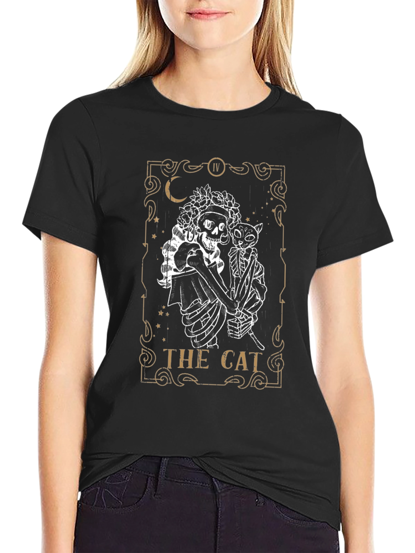 The Cat Tarot Card Graphic Tee