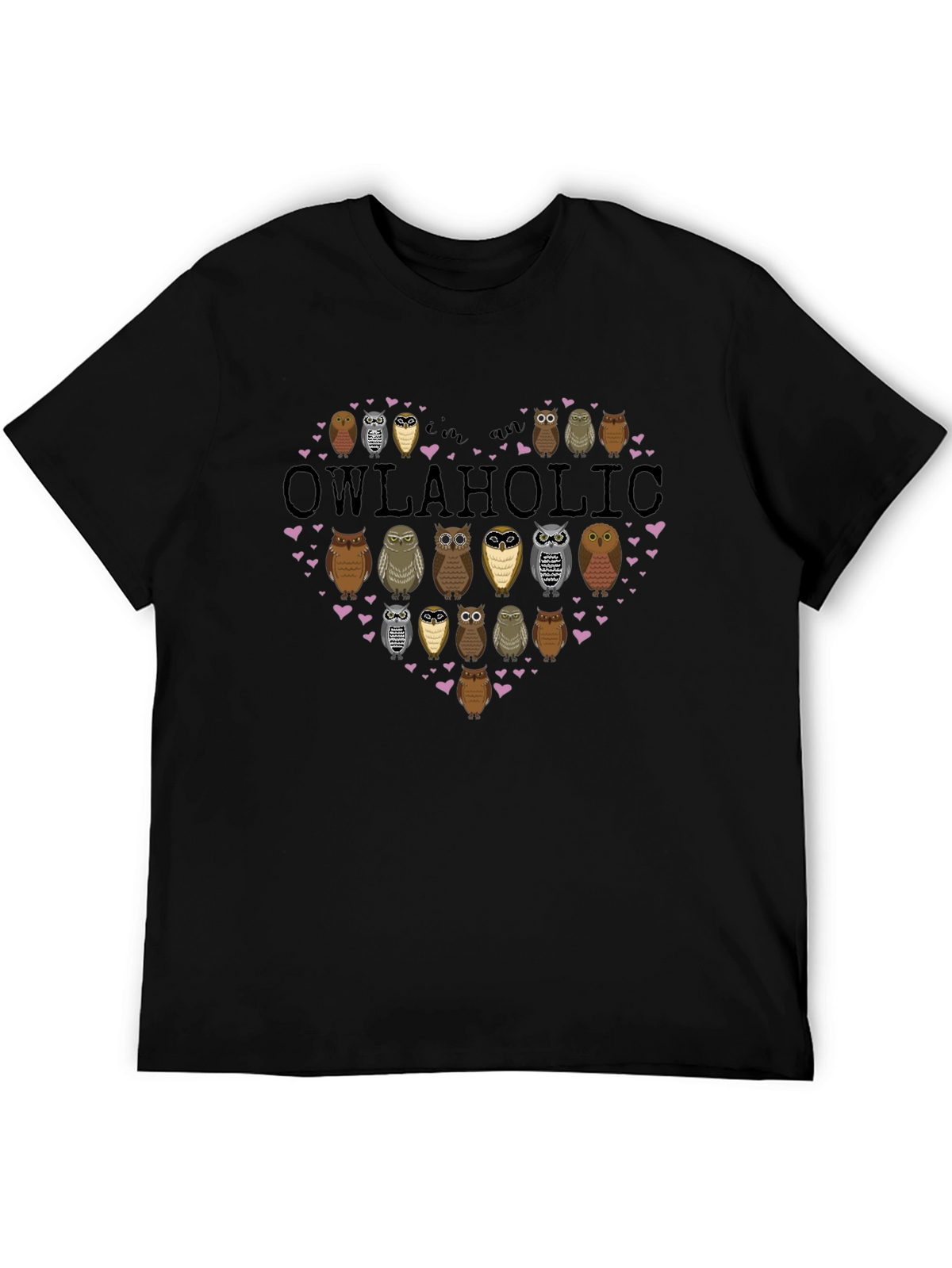 Owlaholic T-Shirt - Owl Lover Gift