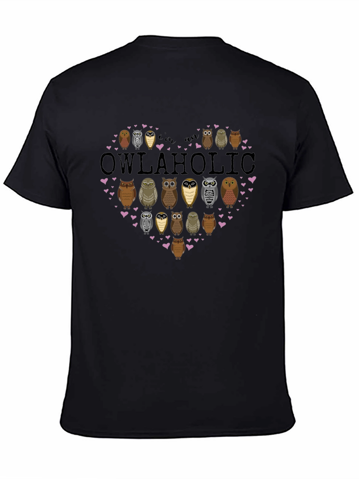 Owlaholic T-Shirt - Owl Lover Gift