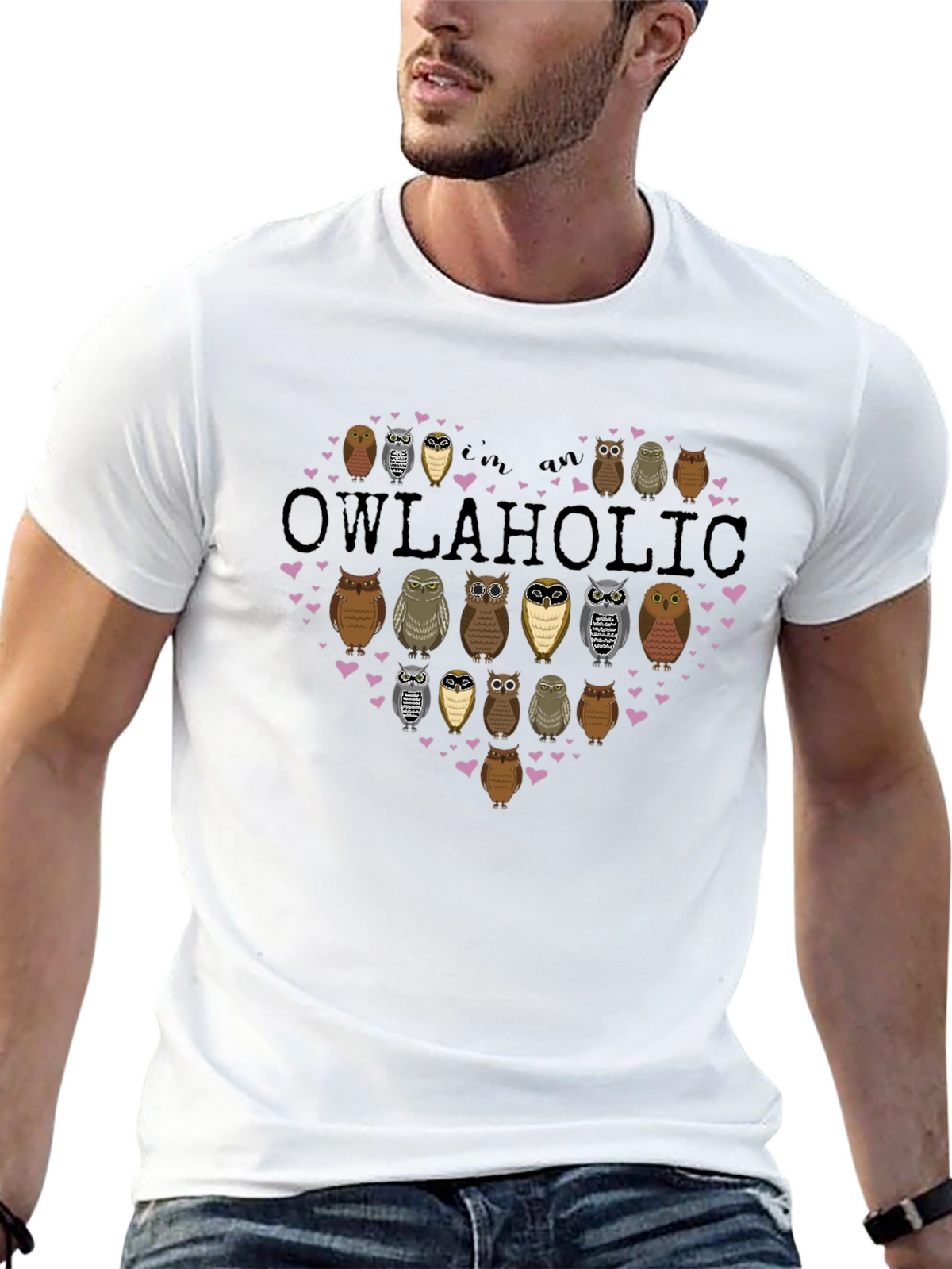 Owlaholic T-Shirt - Owl Lover Gift
