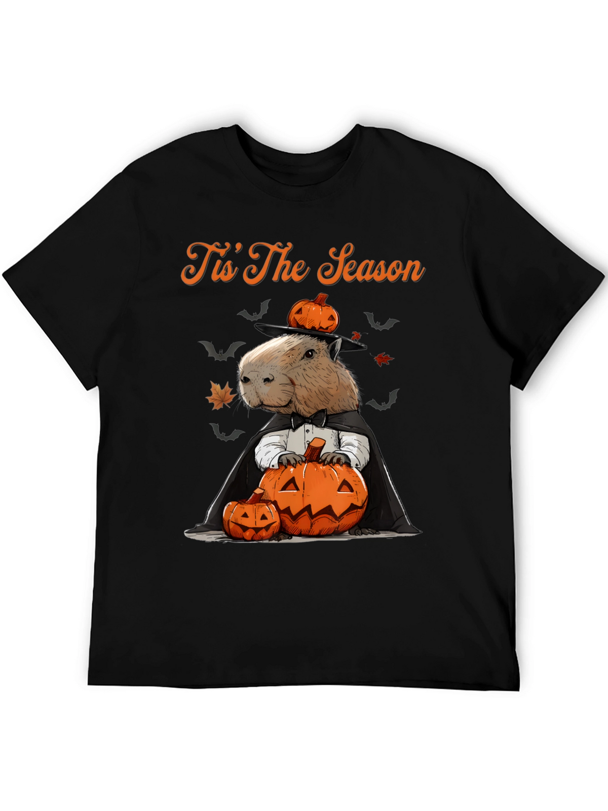 Tis The Season Capybara Halloween T-Shirt
