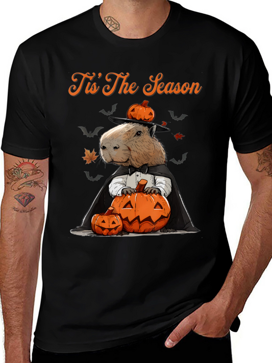 Tis The Season Capybara Halloween T-Shirt