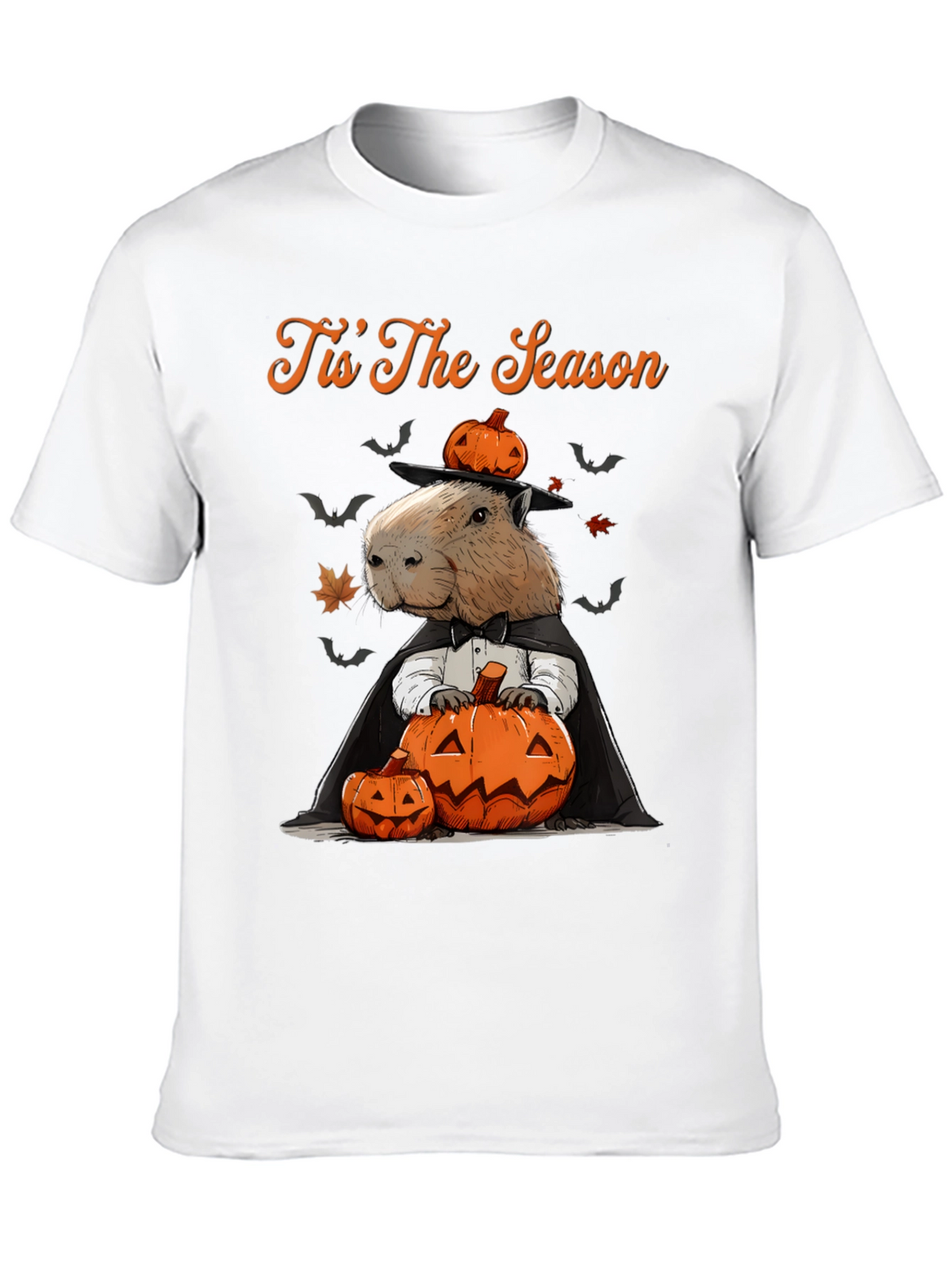 Tis The Season Capybara Halloween T-Shirt