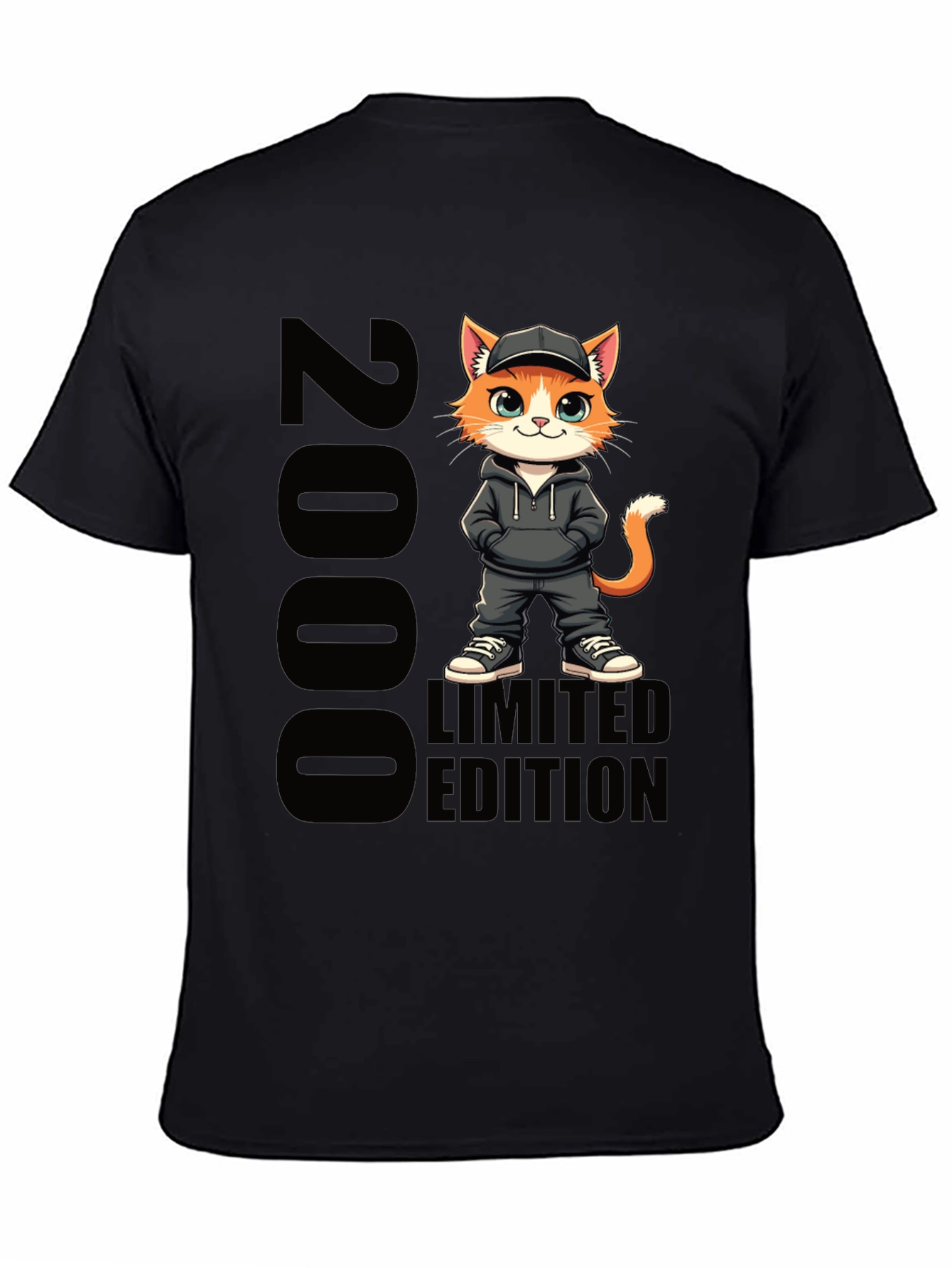 2000 Limited Edition Cat Cartoon T-Shirt