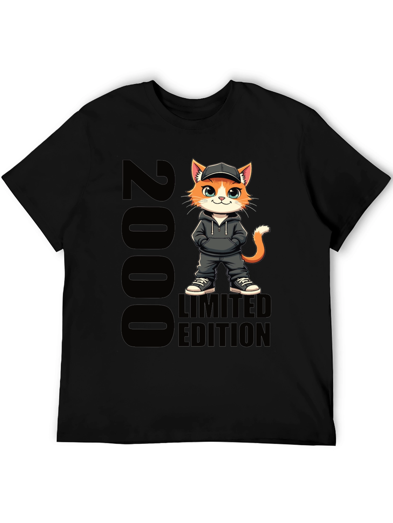 2000 Limited Edition Cat Cartoon T-Shirt